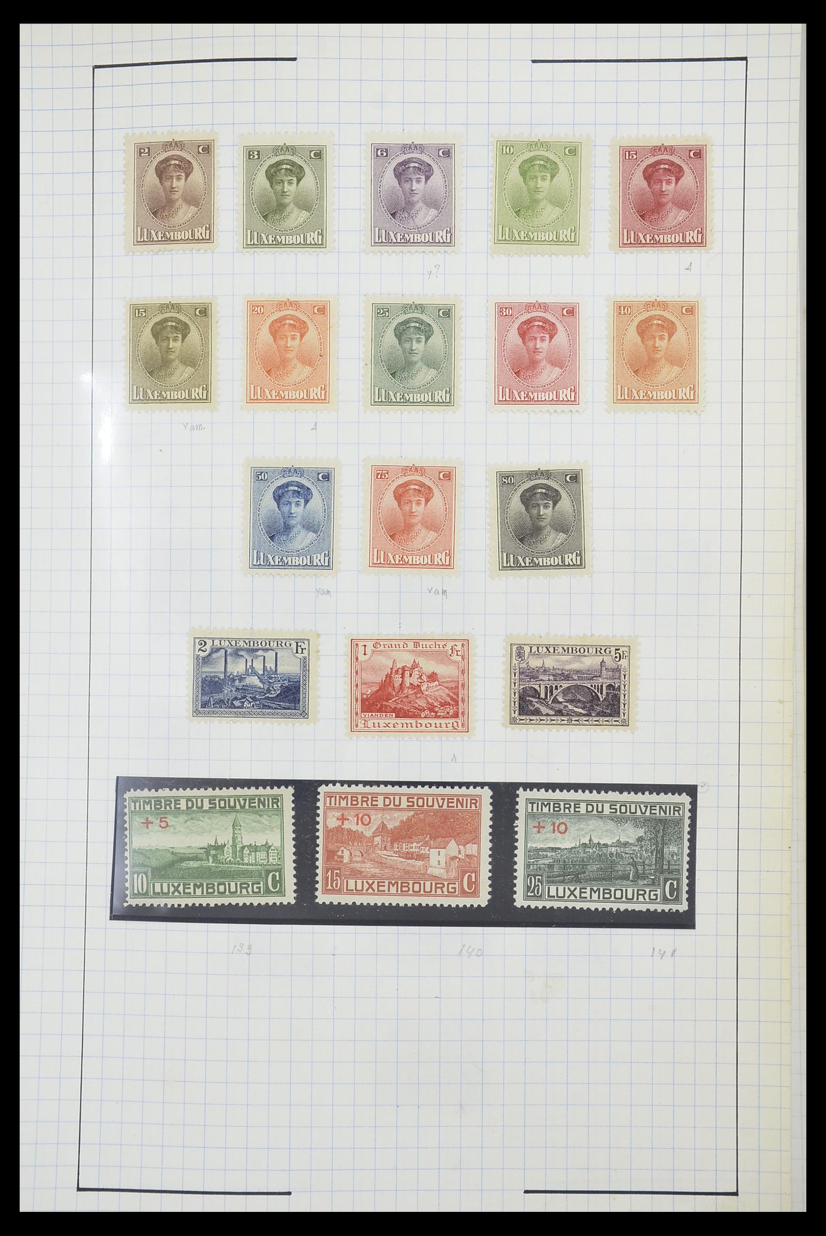 33817 021 - Stamp collection 33817 Luxembourg 1852-2019.