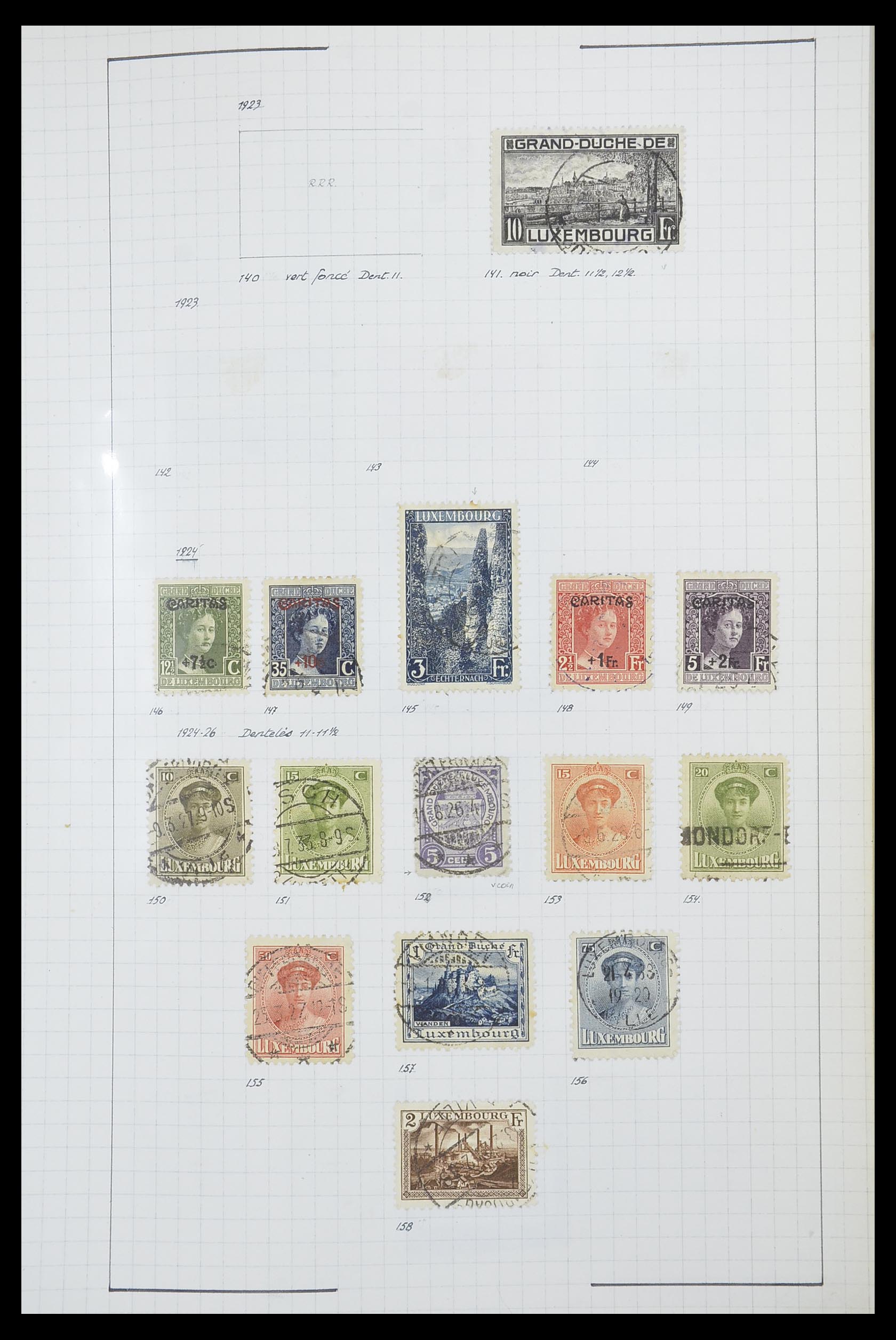 33817 022 - Stamp collection 33817 Luxembourg 1852-2019.