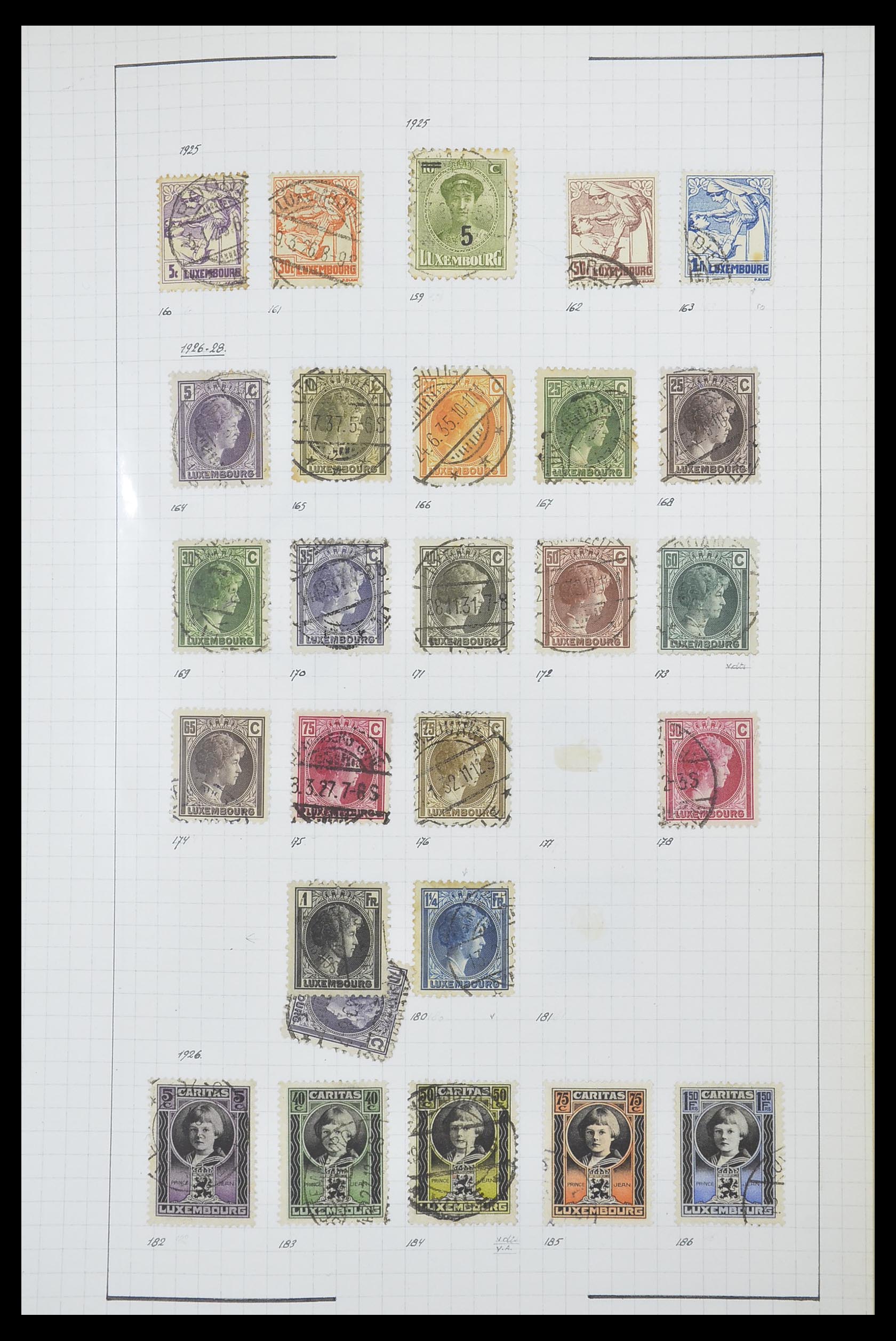 33817 024 - Stamp collection 33817 Luxembourg 1852-2019.