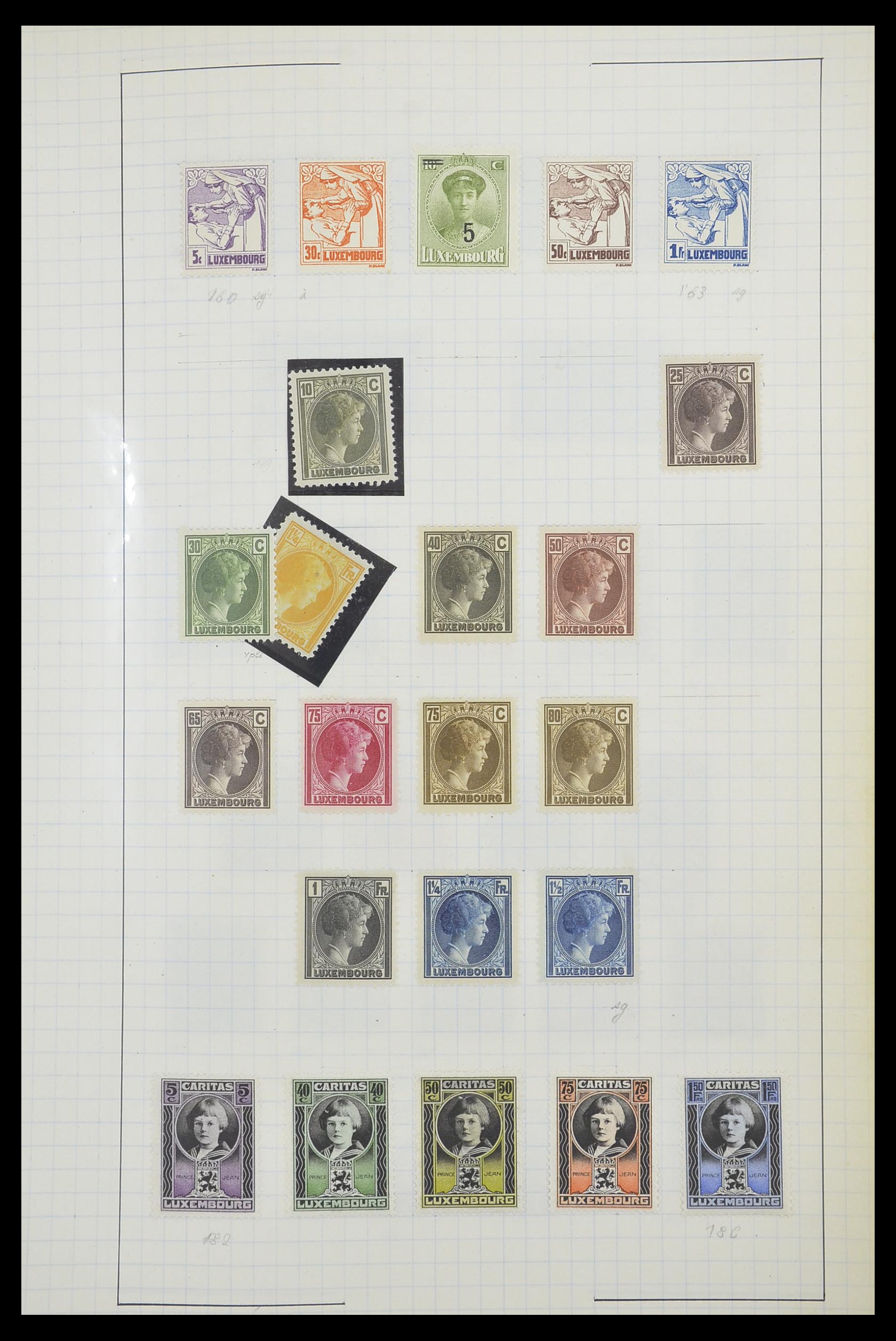 33817 025 - Stamp collection 33817 Luxembourg 1852-2019.