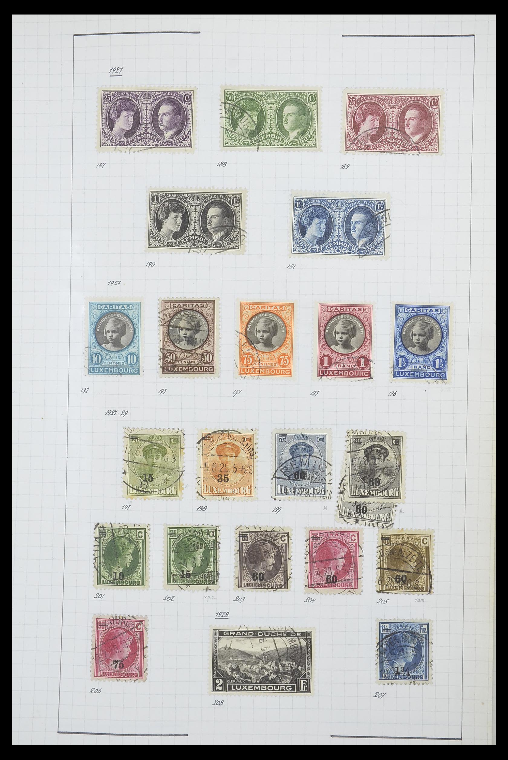 33817 026 - Stamp collection 33817 Luxembourg 1852-2019.