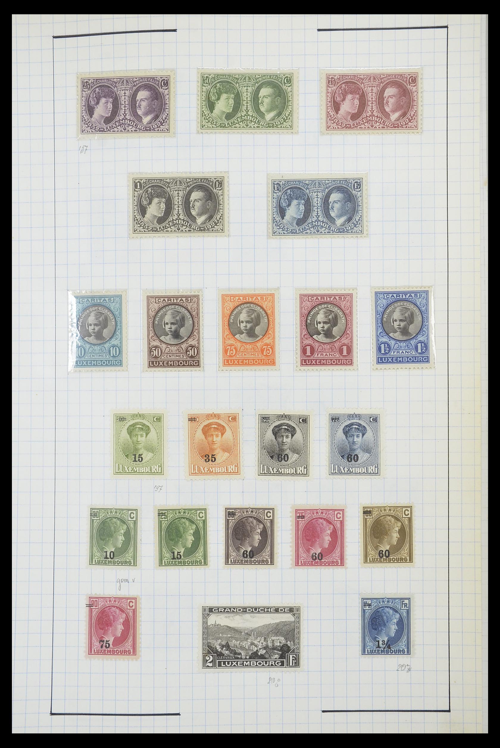 33817 027 - Stamp collection 33817 Luxembourg 1852-2019.