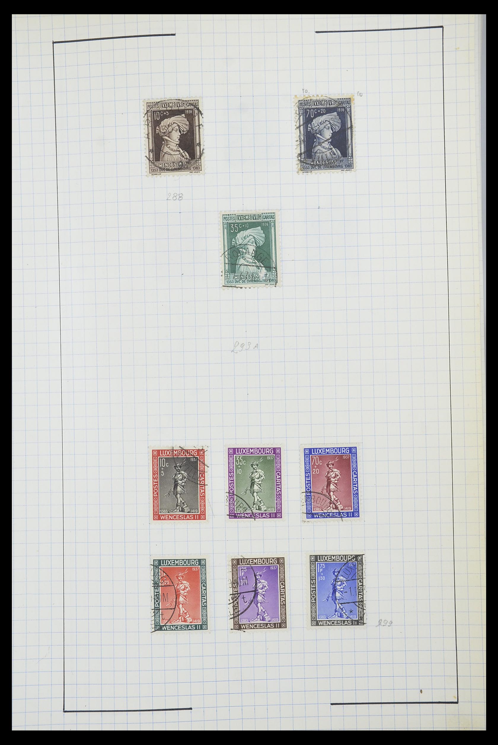 33817 037 - Stamp collection 33817 Luxembourg 1852-2019.