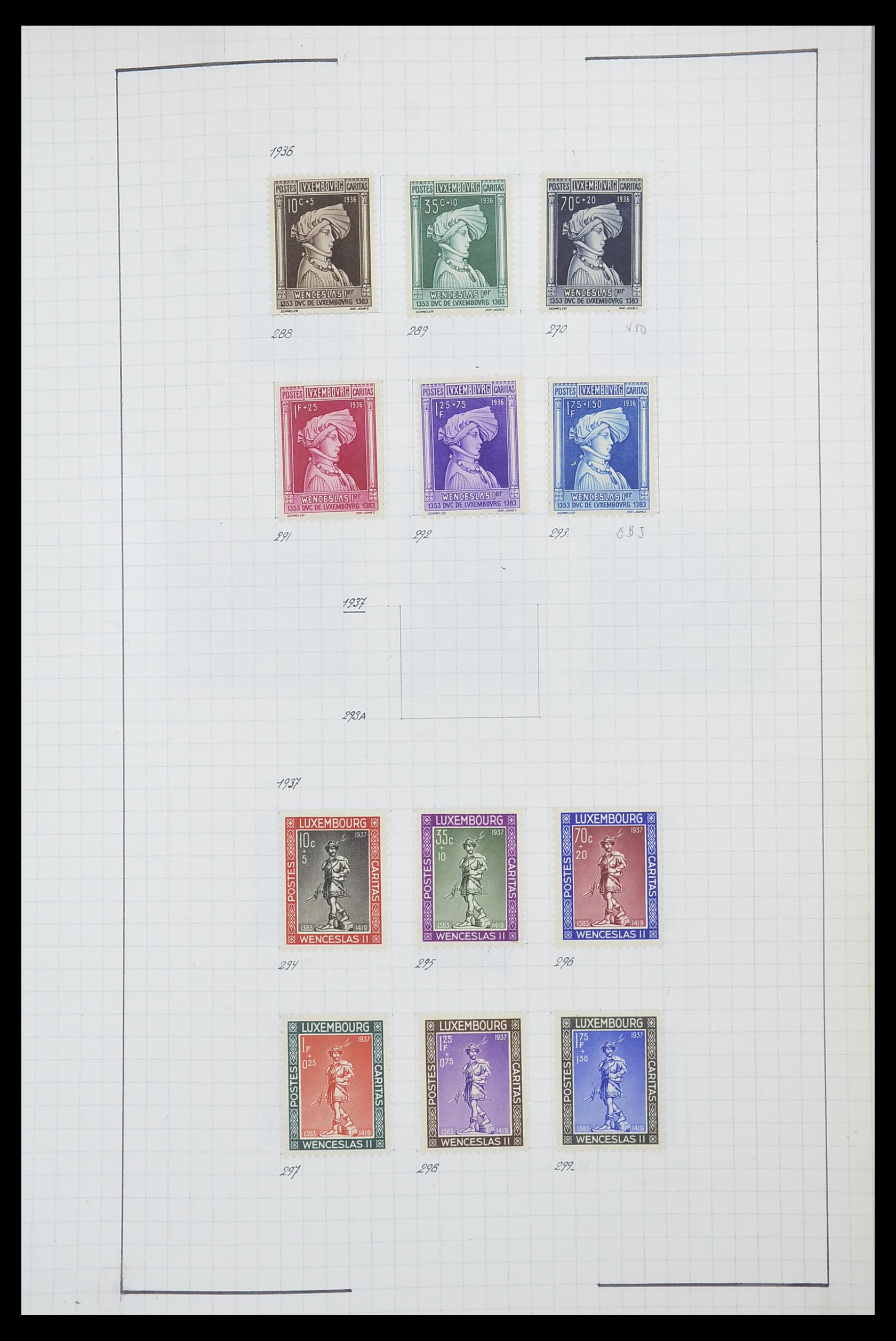33817 038 - Stamp collection 33817 Luxembourg 1852-2019.