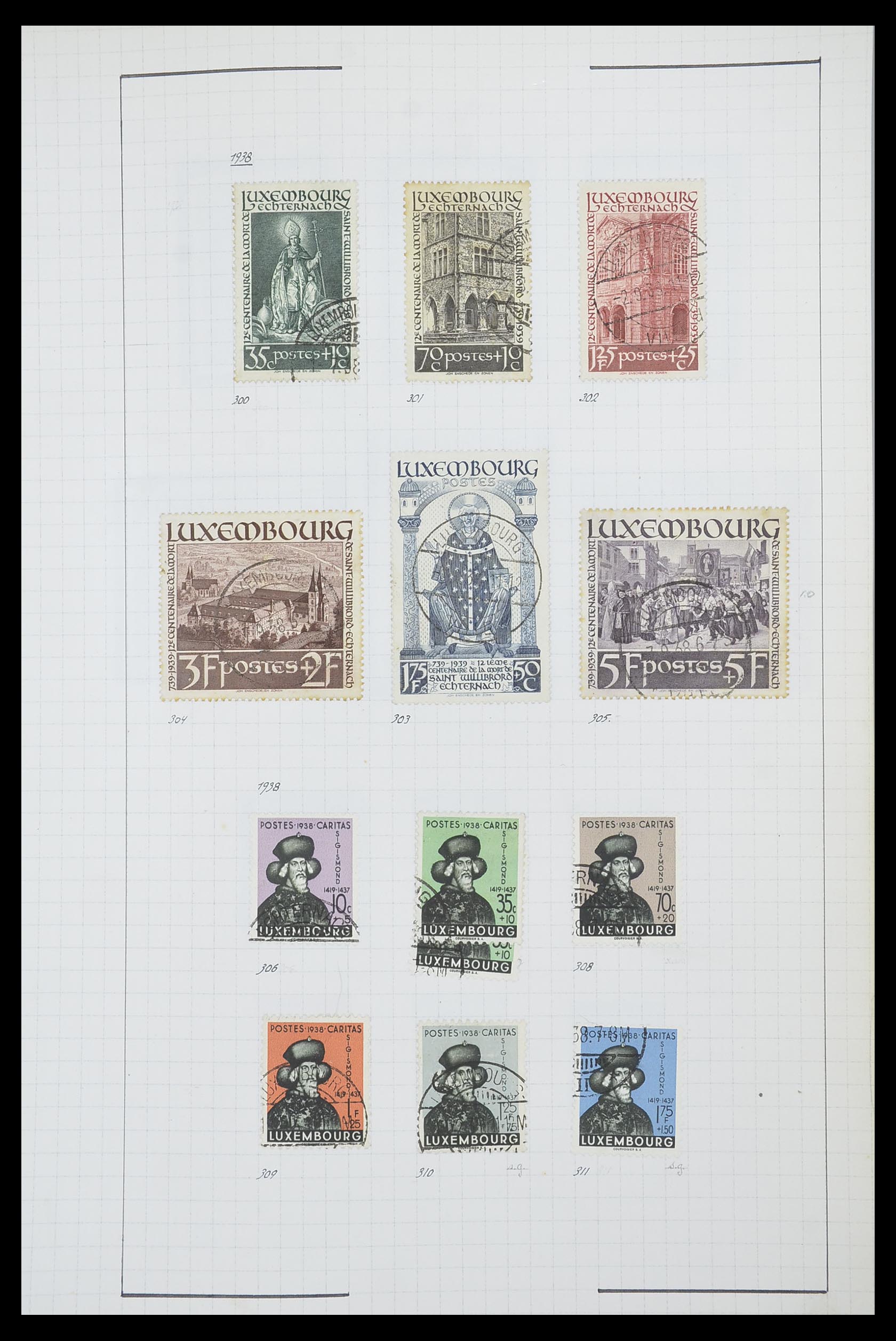 33817 039 - Stamp collection 33817 Luxembourg 1852-2019.