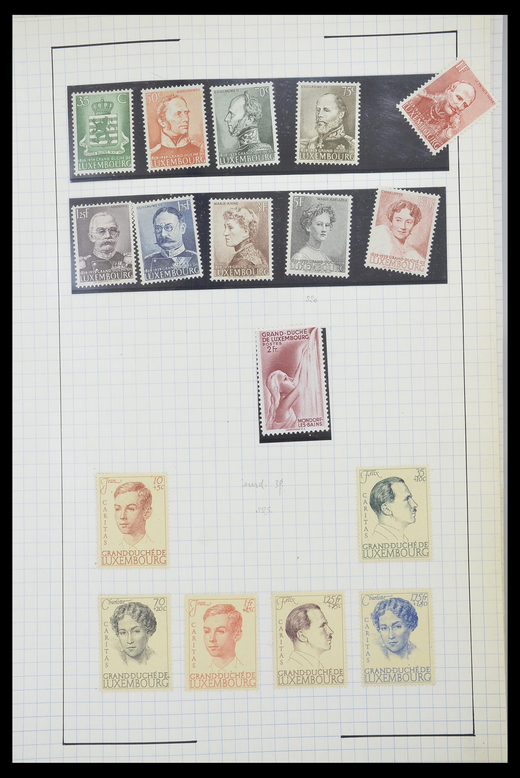 33817 042 - Stamp collection 33817 Luxembourg 1852-2019.