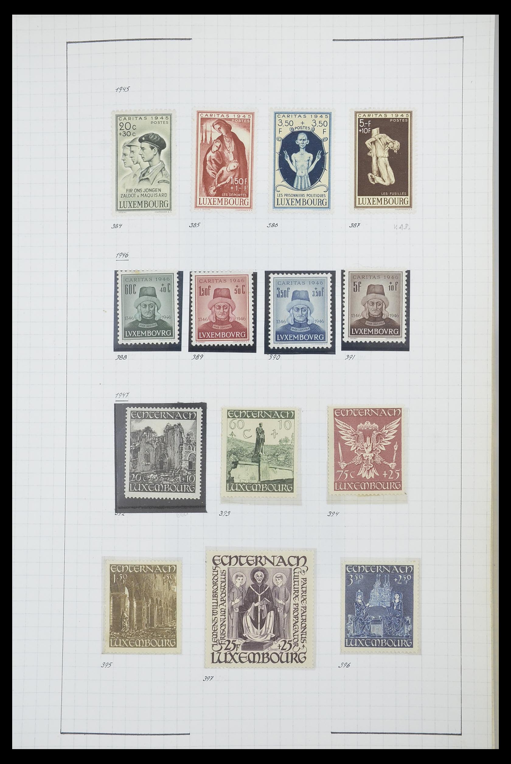 33817 045 - Stamp collection 33817 Luxembourg 1852-2019.