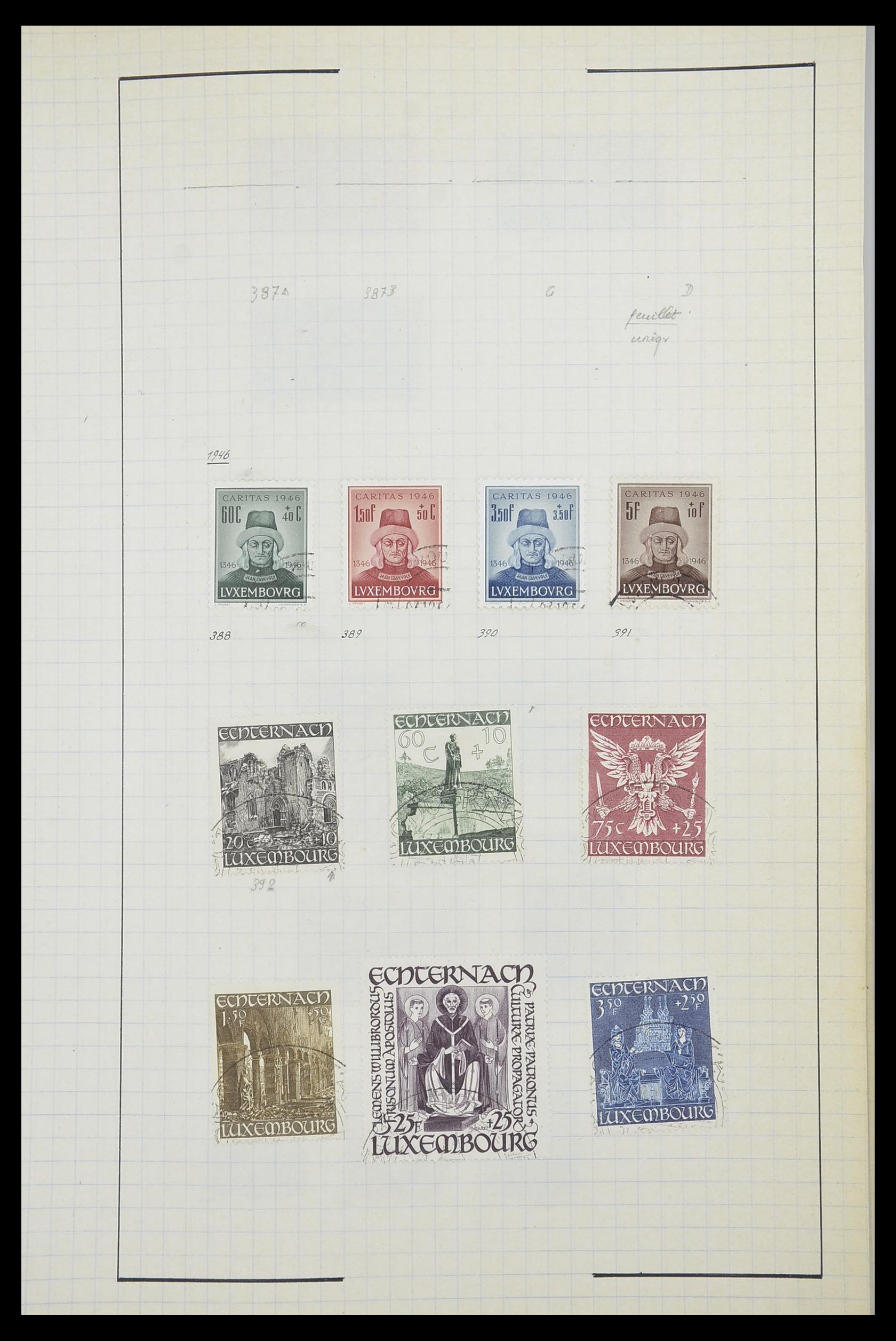 33817 047 - Stamp collection 33817 Luxembourg 1852-2019.