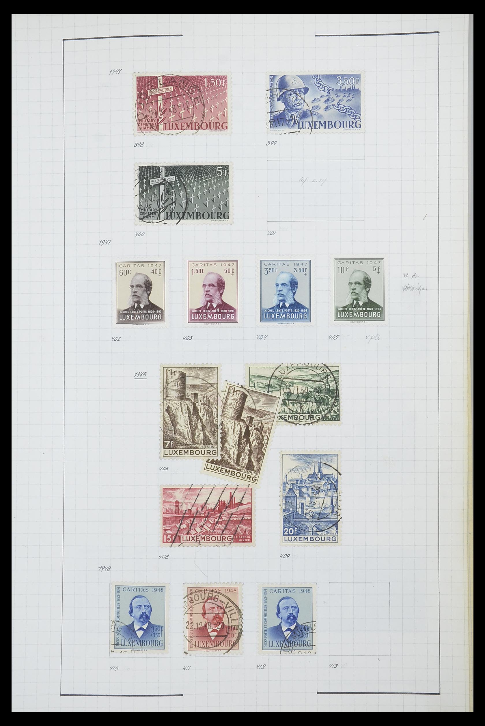 33817 048 - Postzegelverzameling 33817 Luxemburg 1852-2019.
