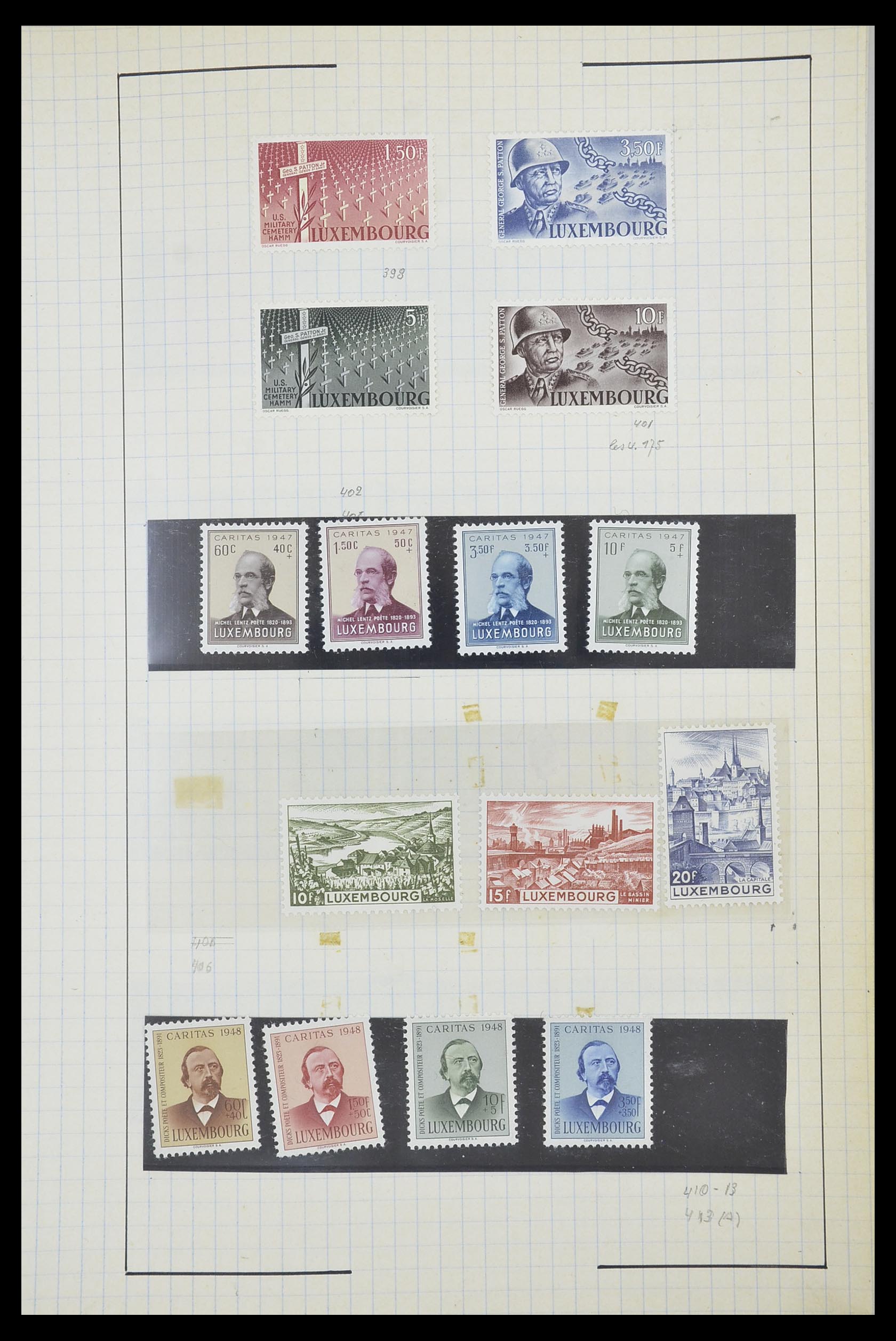 33817 049 - Stamp collection 33817 Luxembourg 1852-2019.