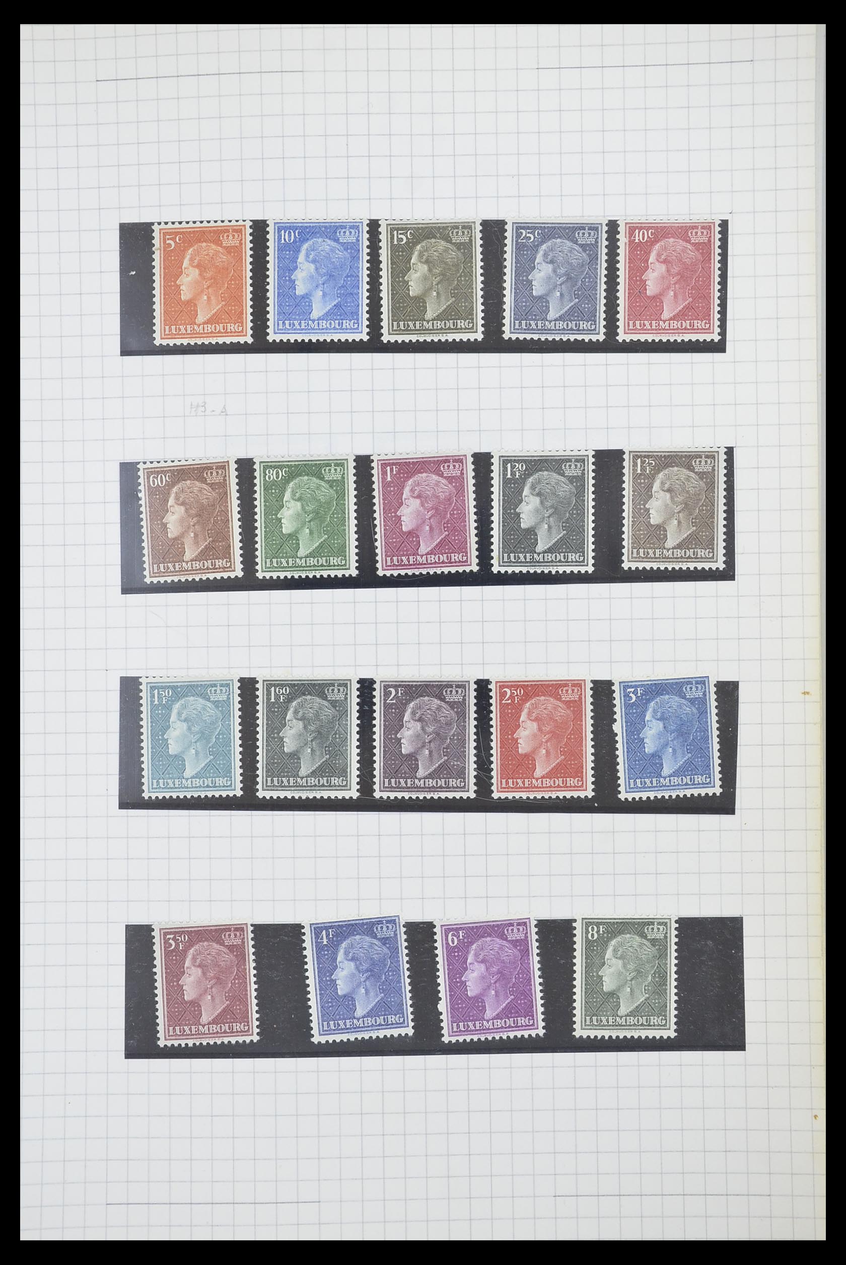 33817 050 - Stamp collection 33817 Luxembourg 1852-2019.