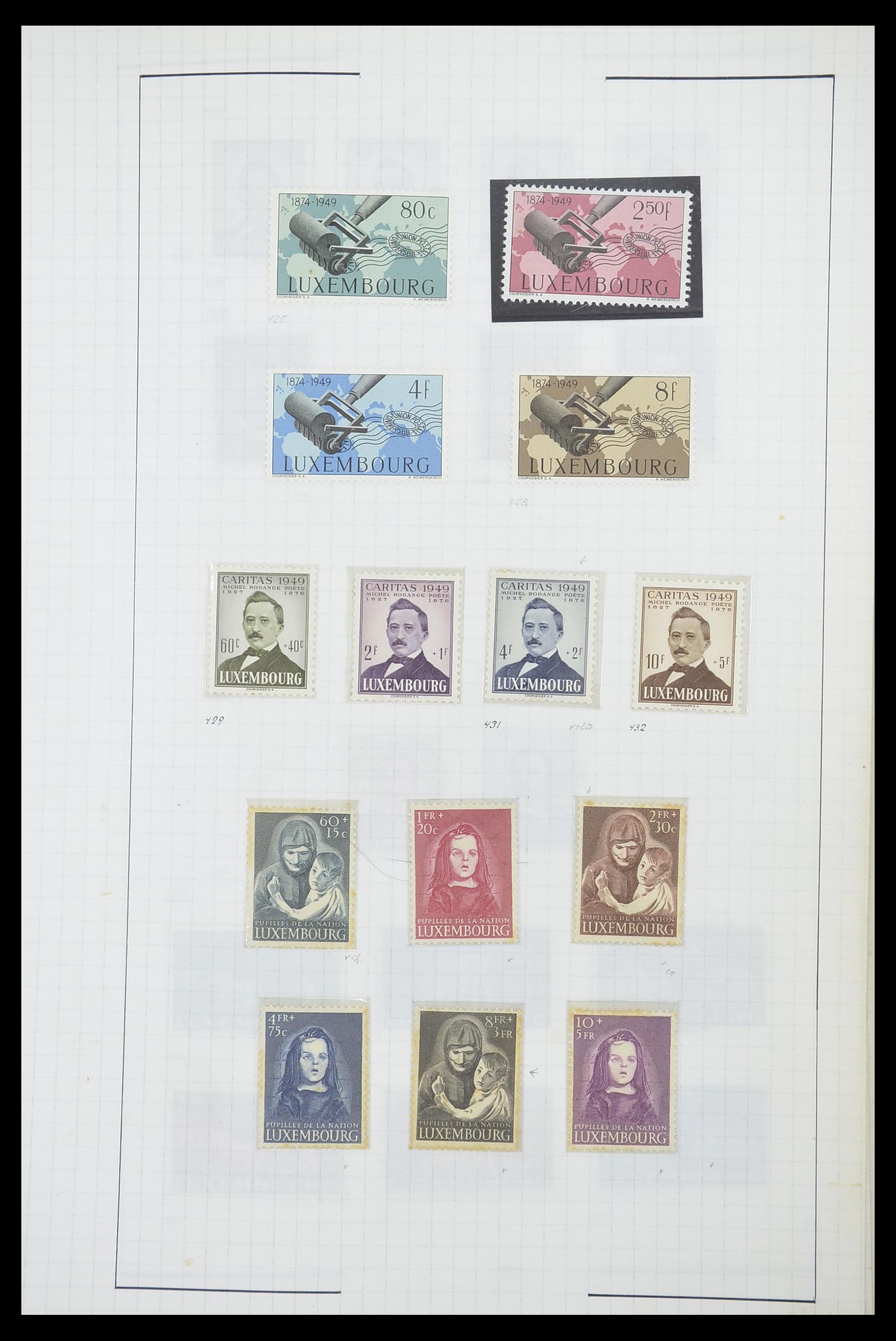 33817 052 - Stamp collection 33817 Luxembourg 1852-2019.