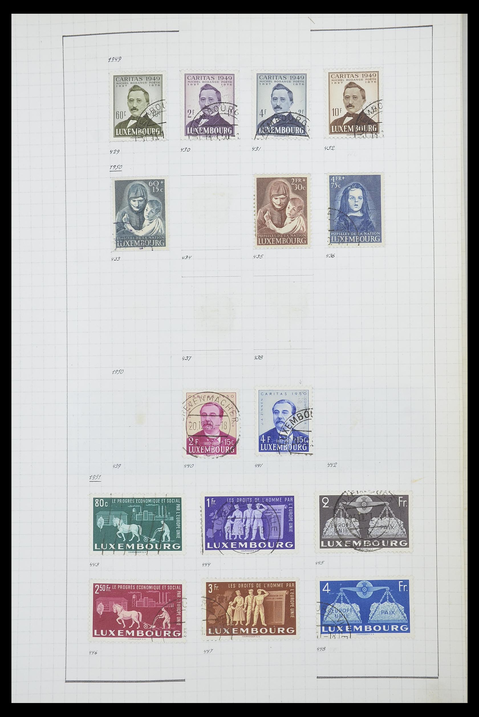 33817 053 - Stamp collection 33817 Luxembourg 1852-2019.