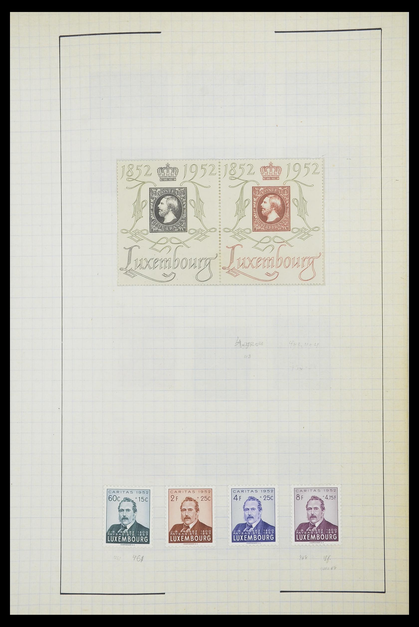 33817 056 - Stamp collection 33817 Luxembourg 1852-2019.