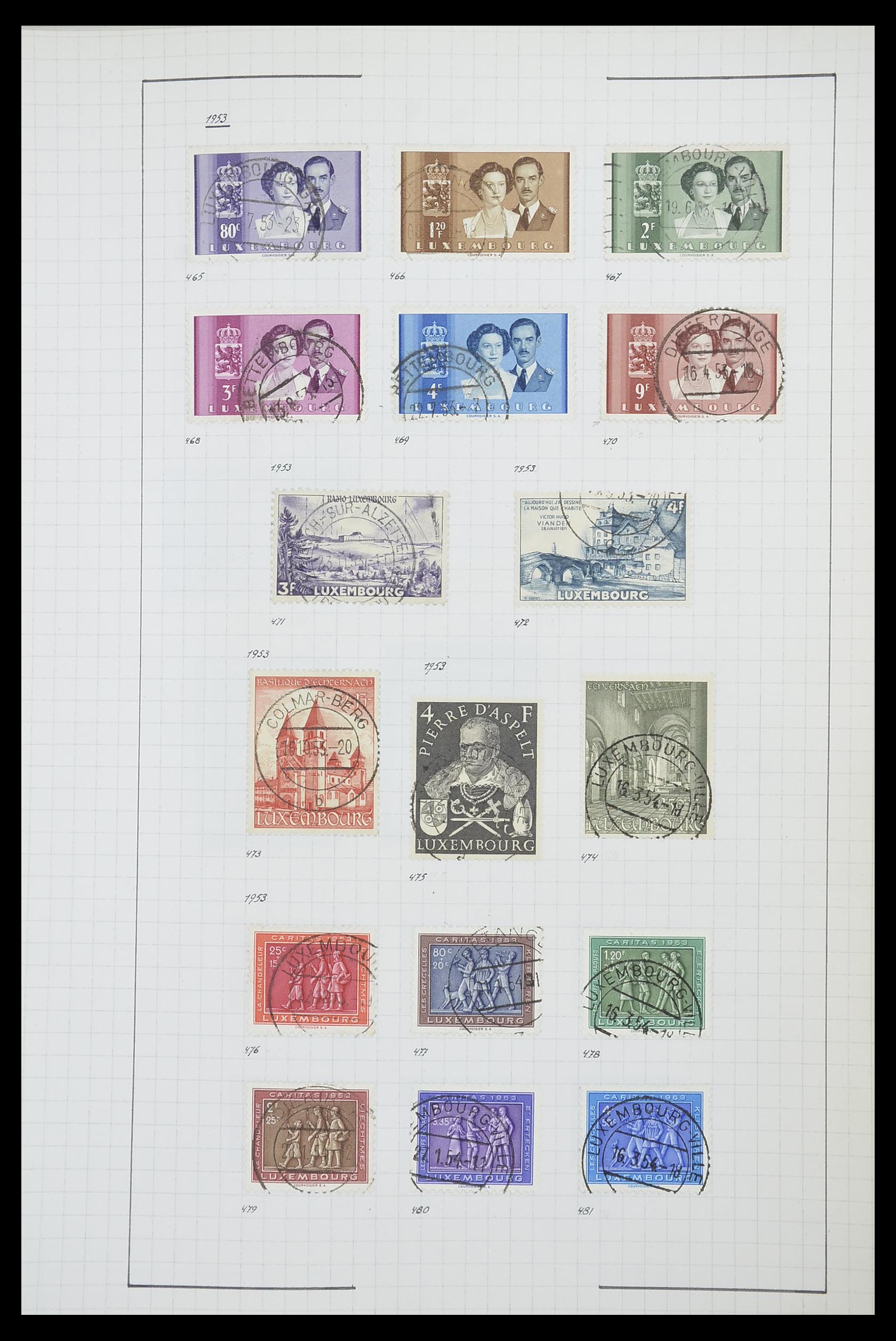 33817 057 - Stamp collection 33817 Luxembourg 1852-2019.