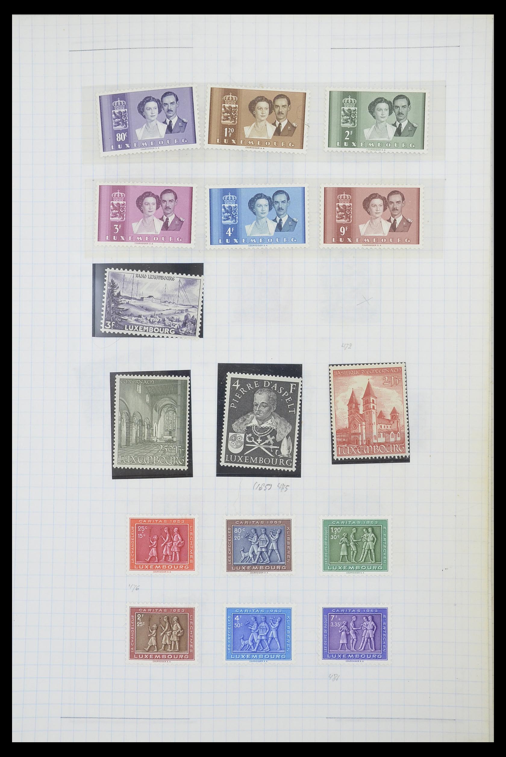 33817 058 - Stamp collection 33817 Luxembourg 1852-2019.