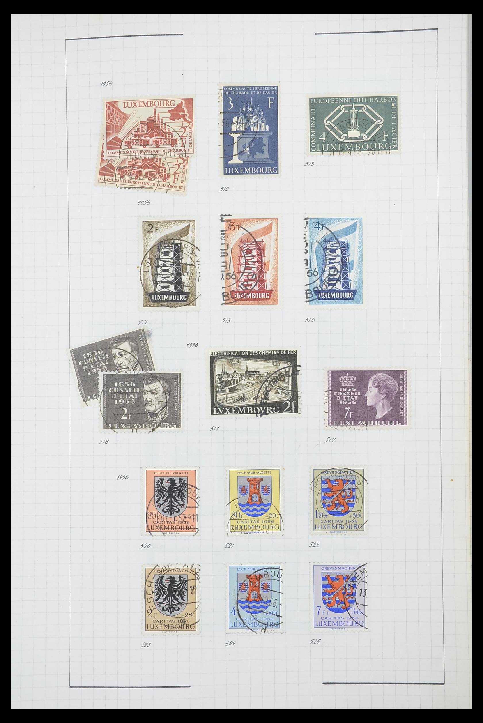 33817 059 - Stamp collection 33817 Luxembourg 1852-2019.