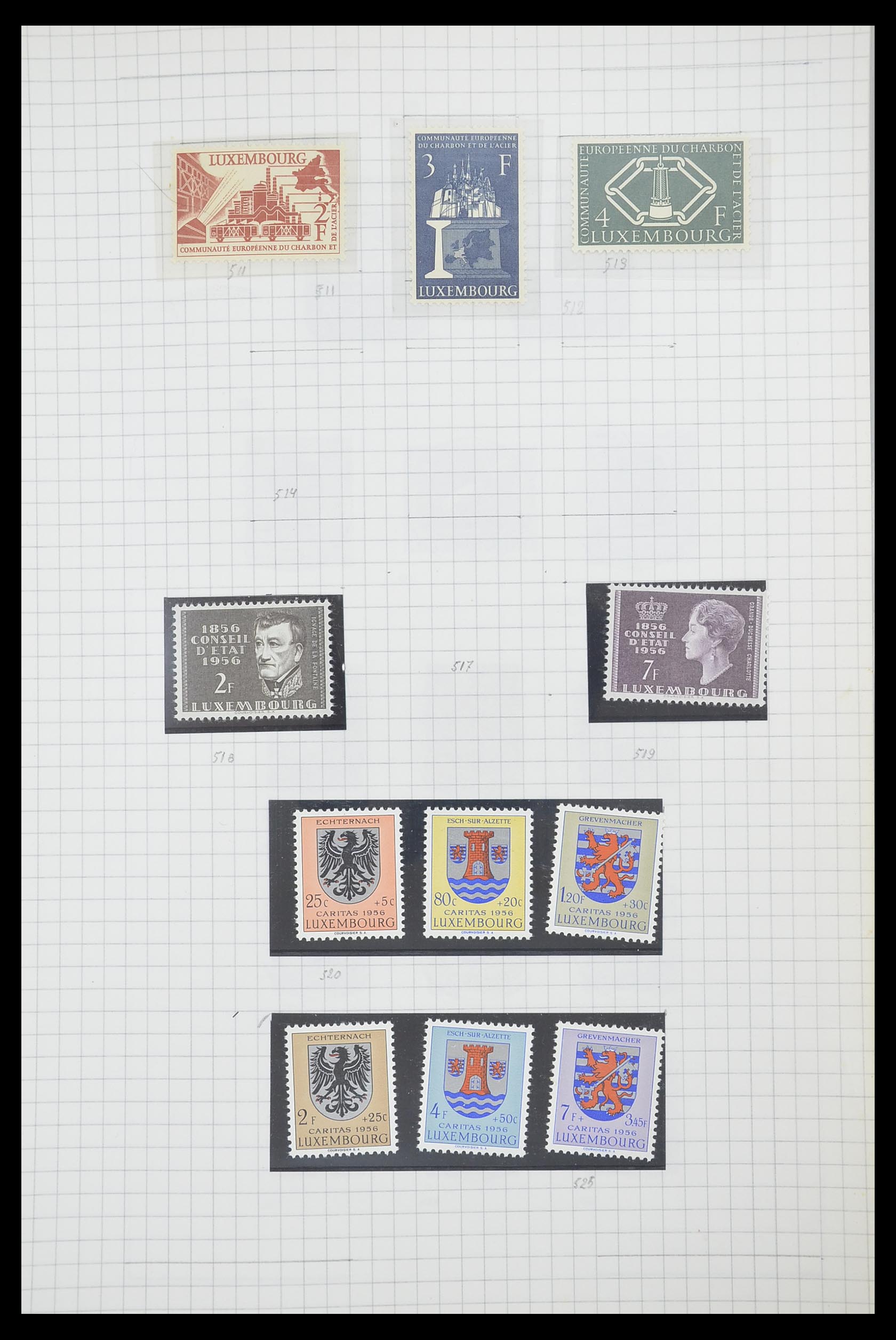 33817 060 - Stamp collection 33817 Luxembourg 1852-2019.