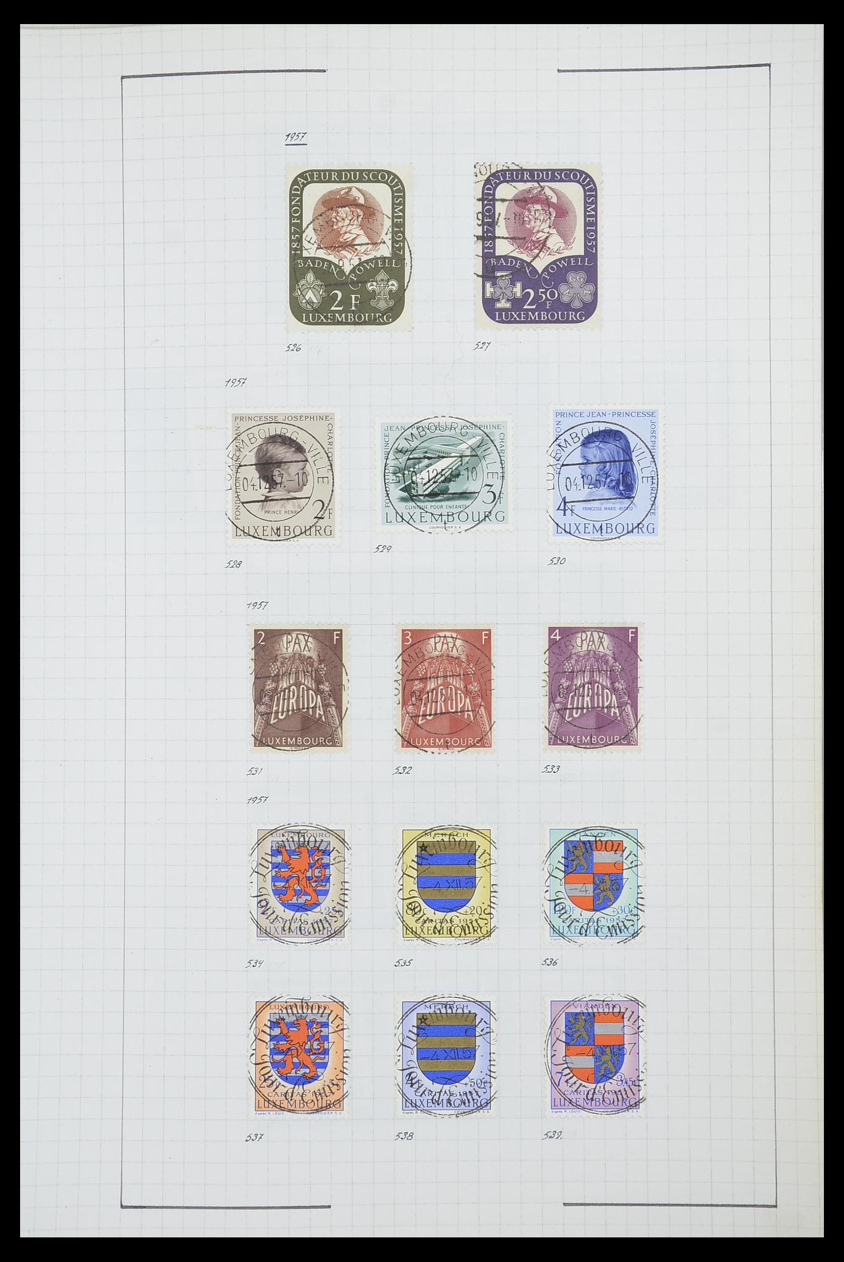 33817 061 - Stamp collection 33817 Luxembourg 1852-2019.