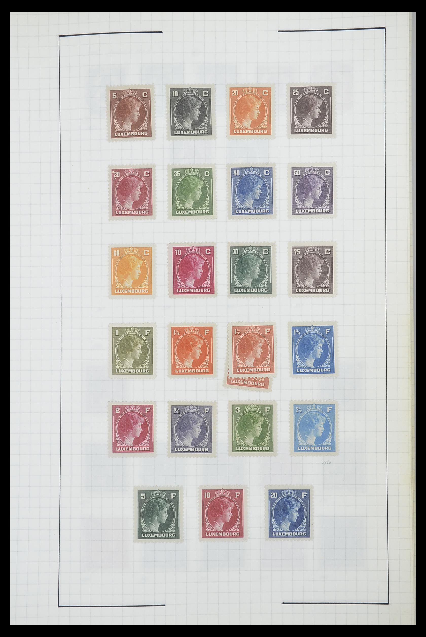 33817 064 - Stamp collection 33817 Luxembourg 1852-2019.
