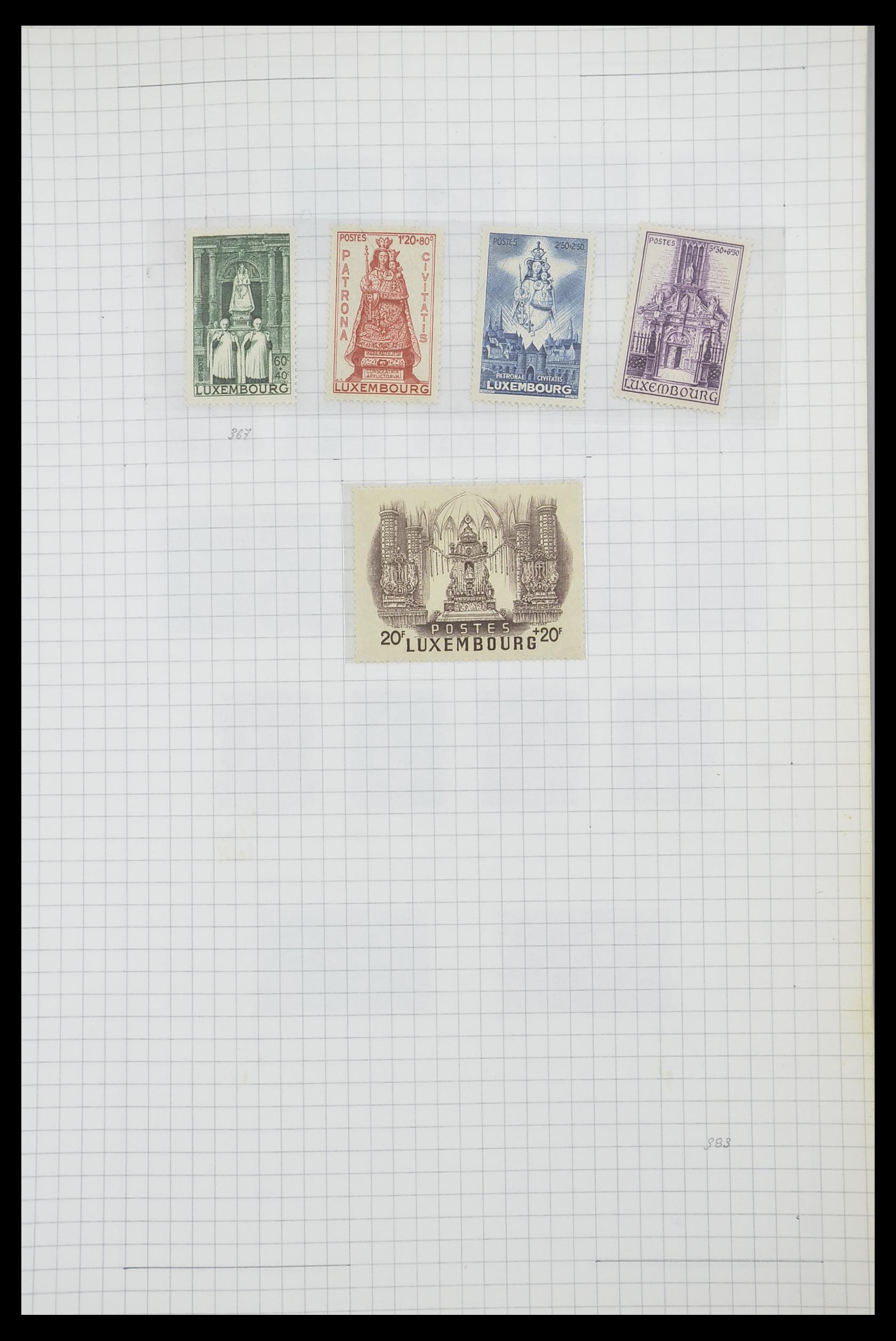 33817 066 - Stamp collection 33817 Luxembourg 1852-2019.