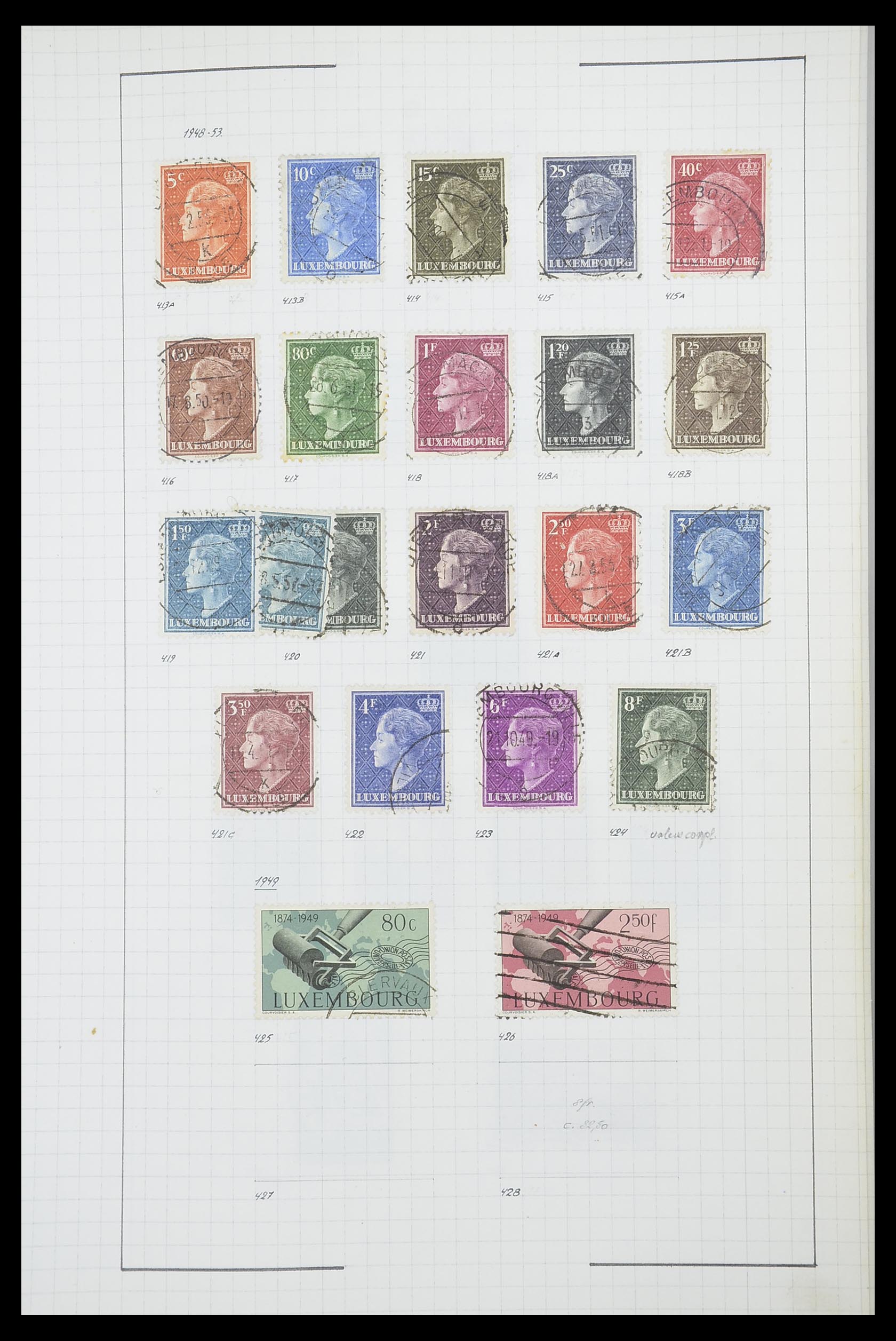 33817 067 - Stamp collection 33817 Luxembourg 1852-2019.