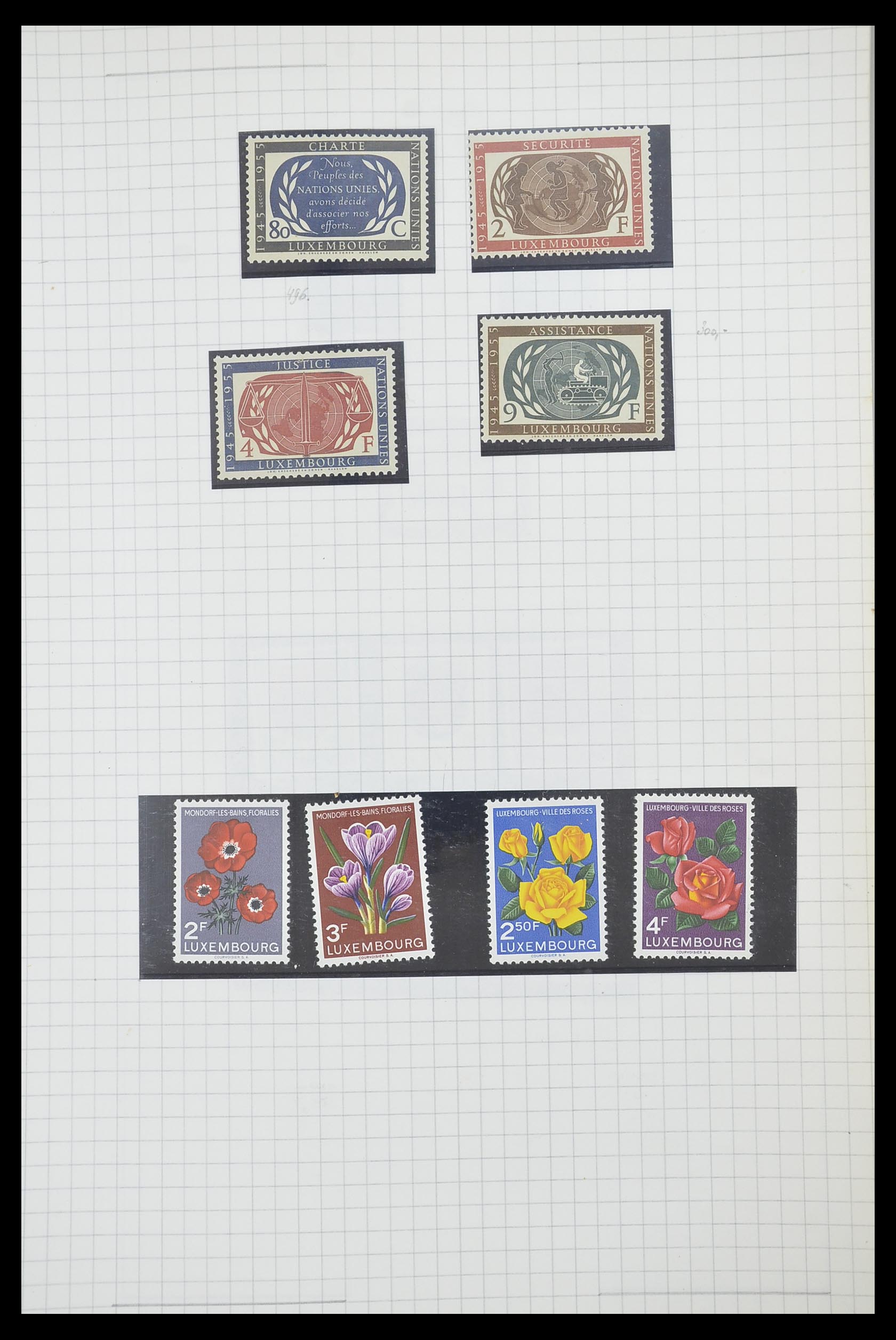 33817 075 - Stamp collection 33817 Luxembourg 1852-2019.