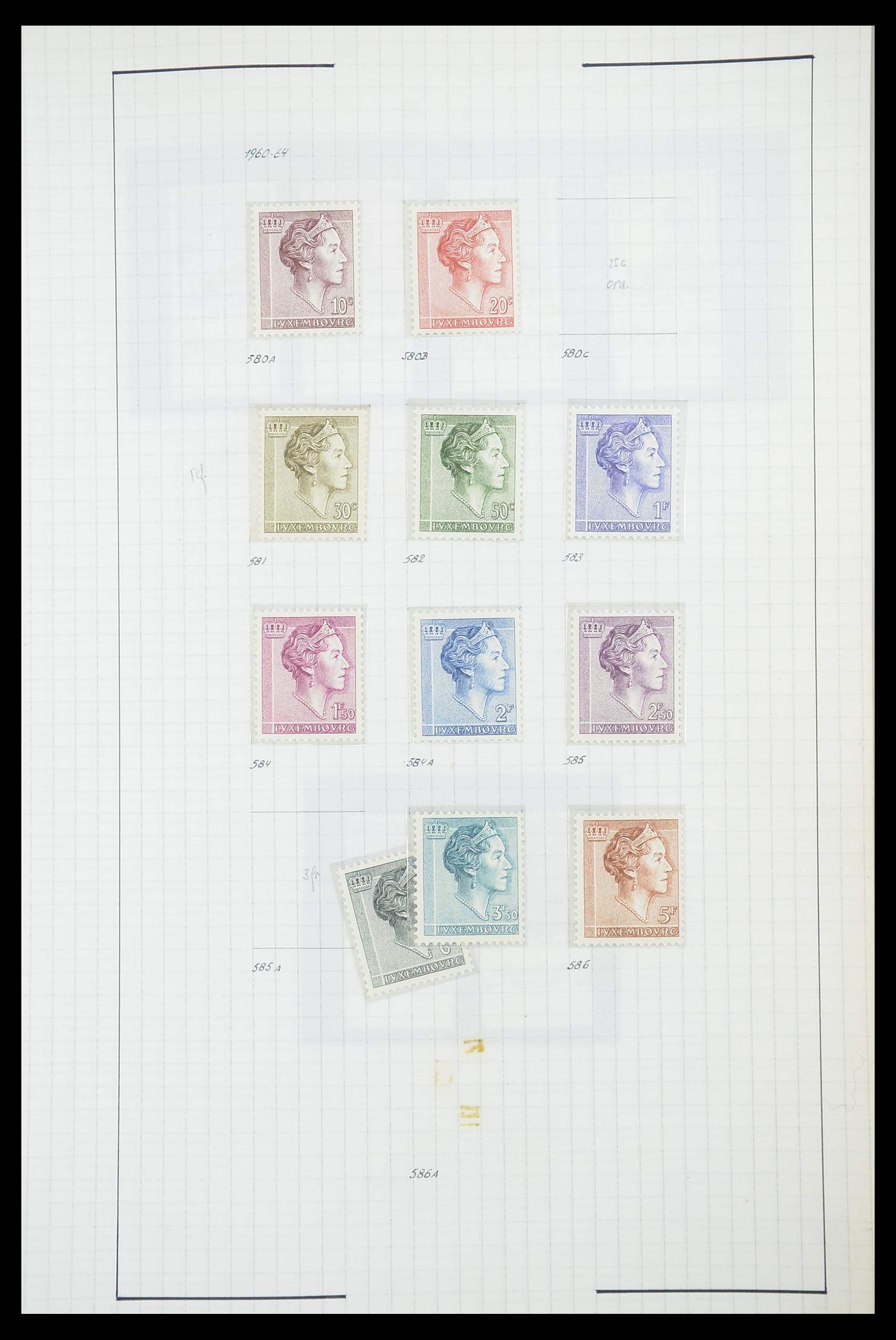 33817 078 - Stamp collection 33817 Luxembourg 1852-2019.