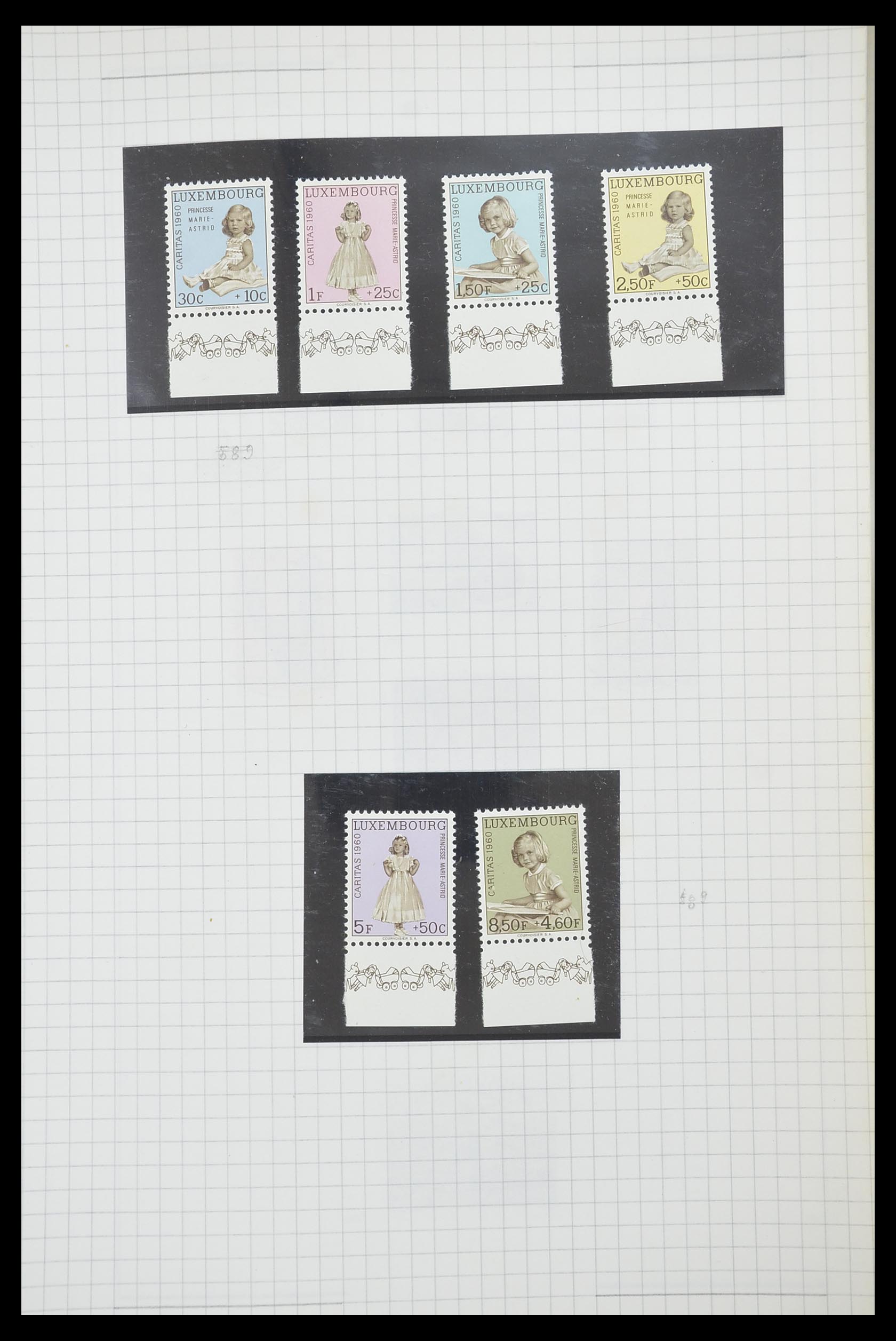 33817 079 - Stamp collection 33817 Luxembourg 1852-2019.