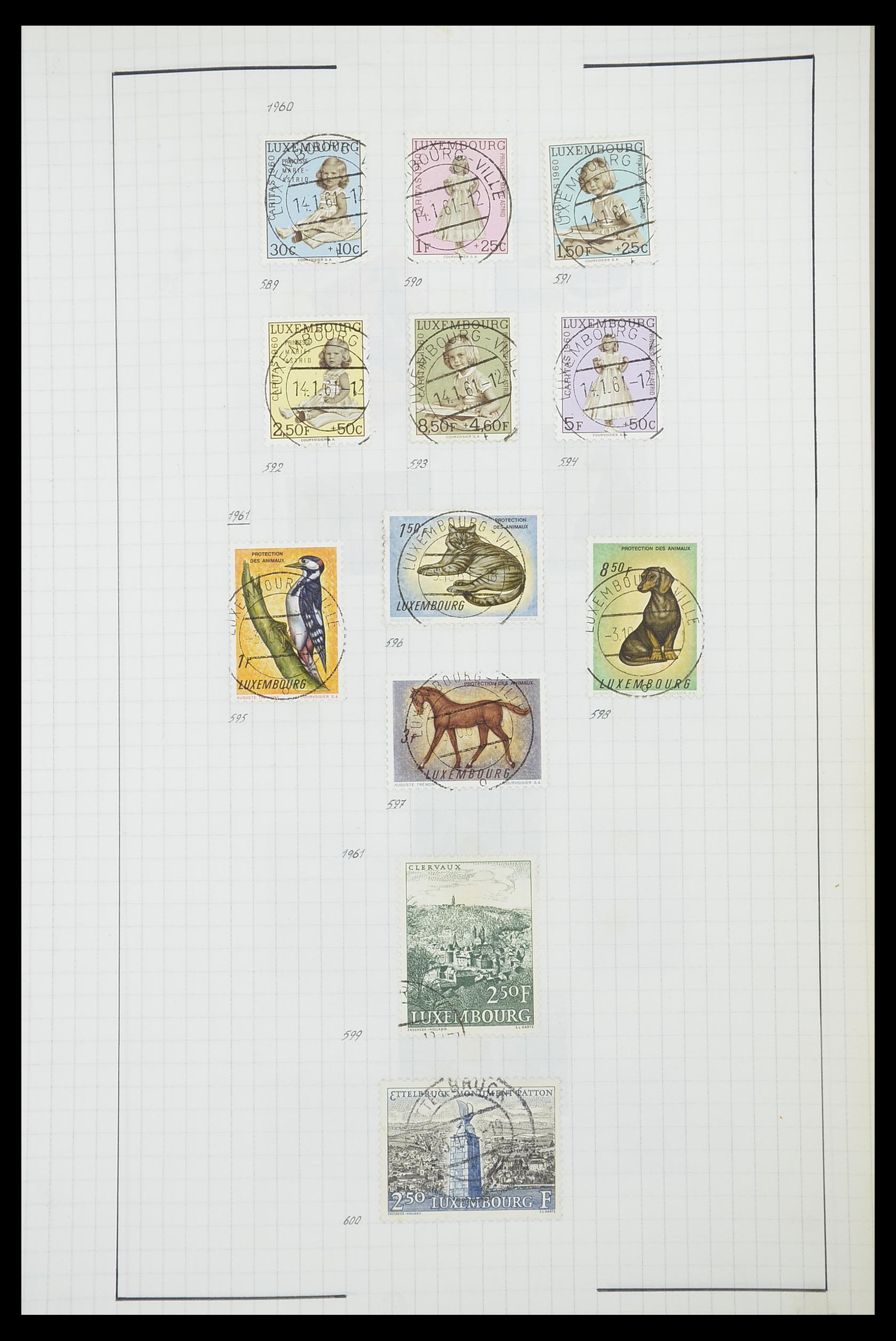 33817 080 - Stamp collection 33817 Luxembourg 1852-2019.