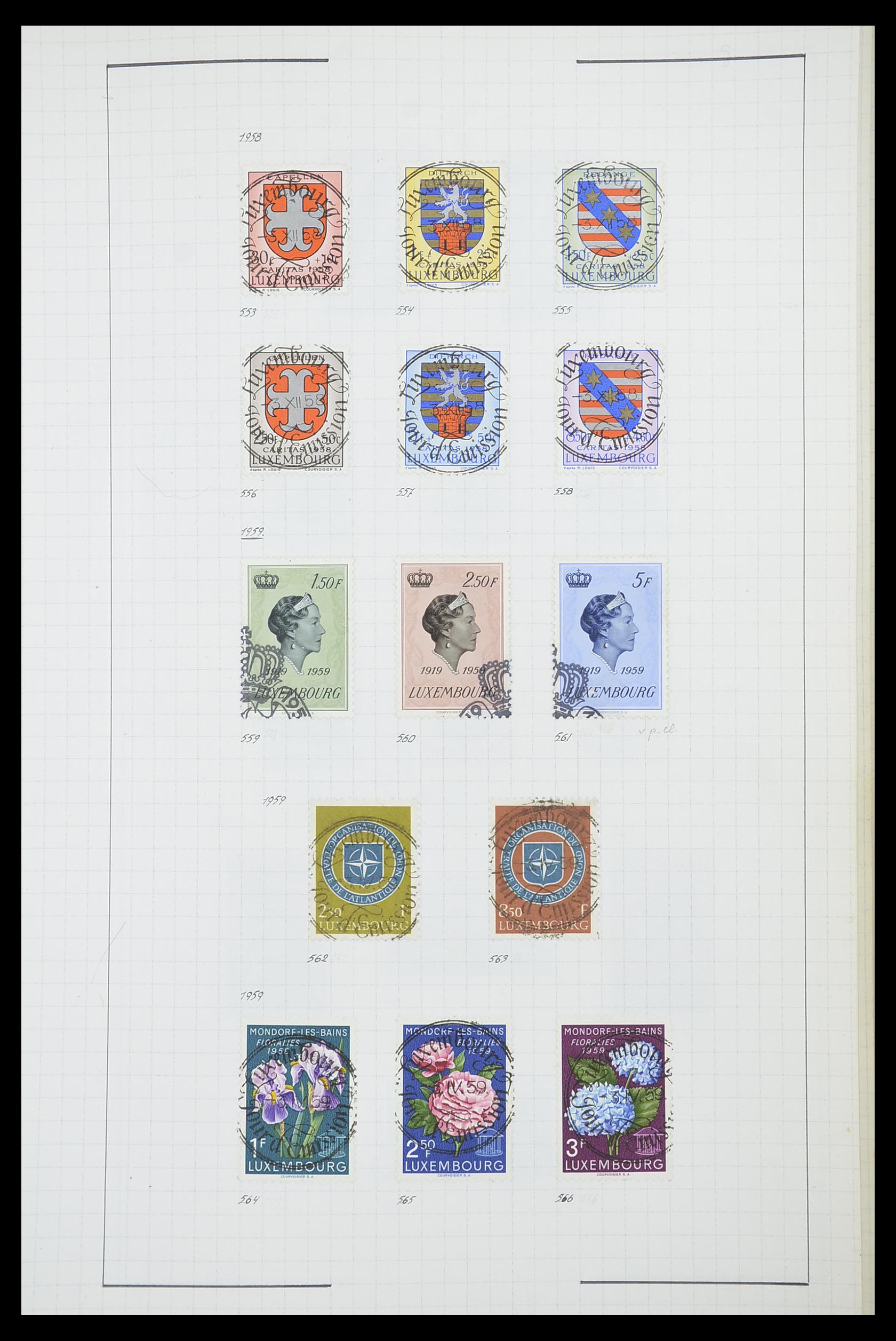 33817 084 - Stamp collection 33817 Luxembourg 1852-2019.