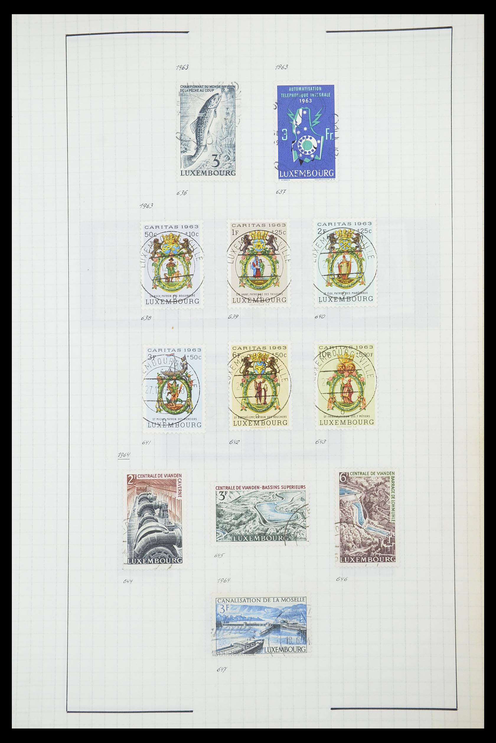 33817 085 - Stamp collection 33817 Luxembourg 1852-2019.