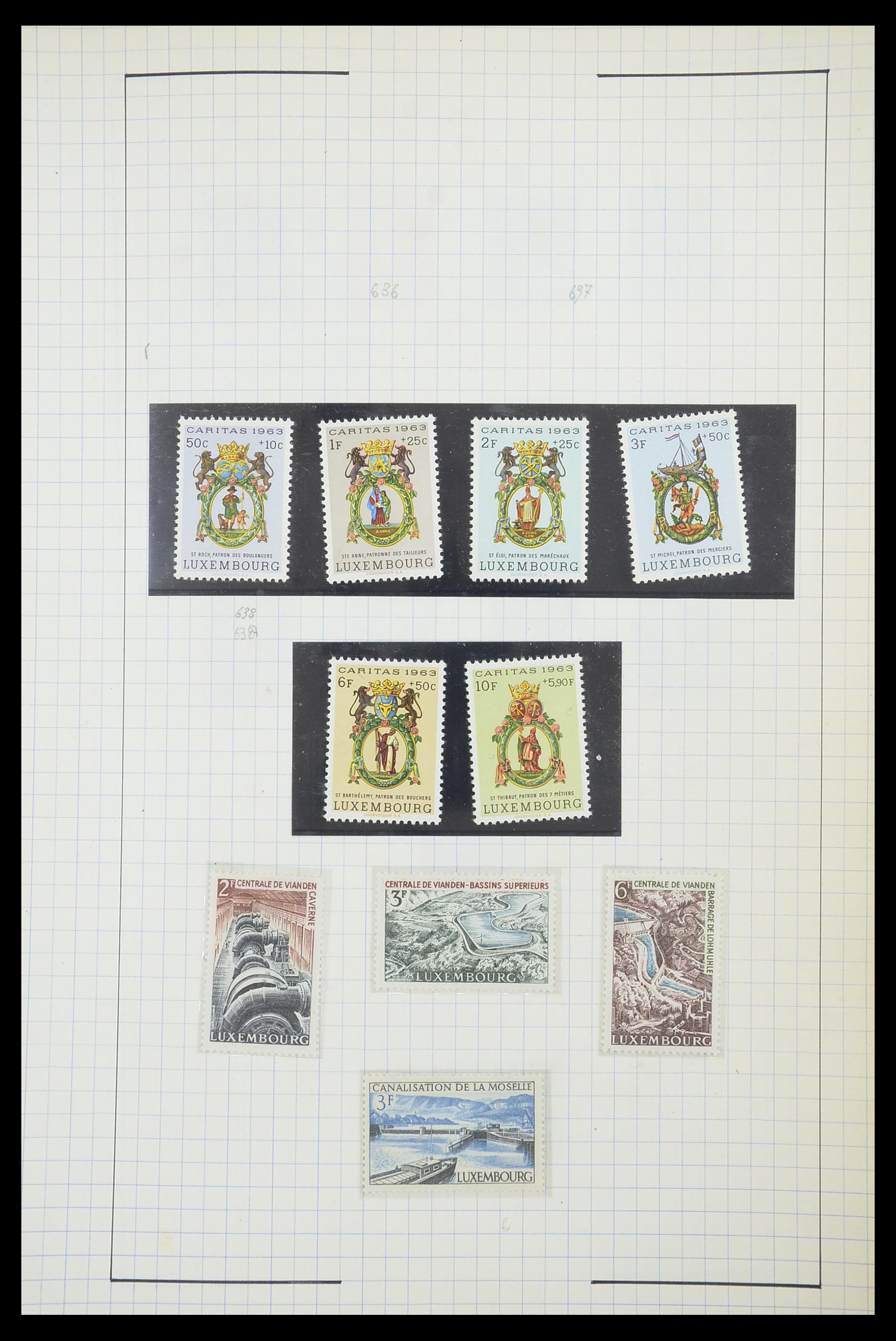 33817 086 - Stamp collection 33817 Luxembourg 1852-2019.
