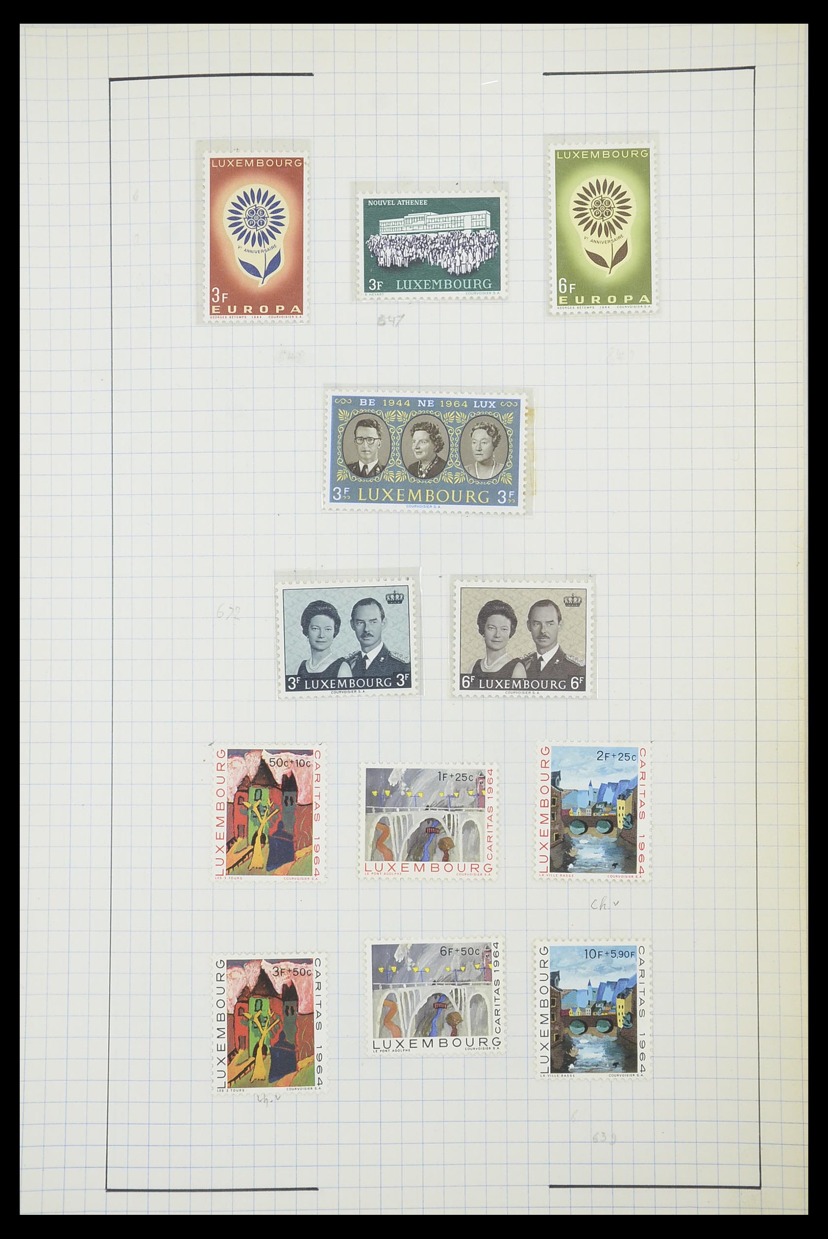 33817 090 - Postzegelverzameling 33817 Luxemburg 1852-2019.