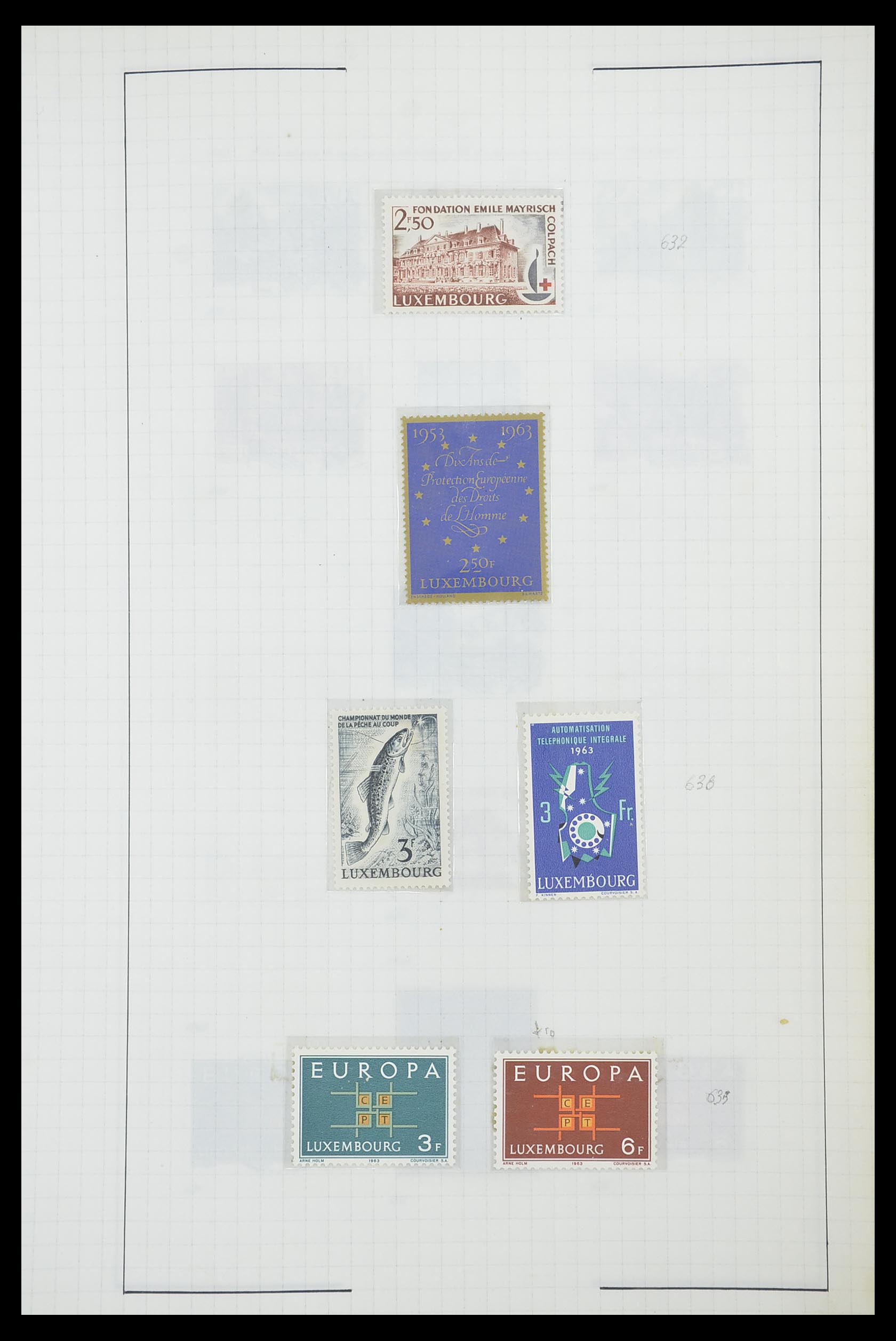 33817 091 - Stamp collection 33817 Luxembourg 1852-2019.