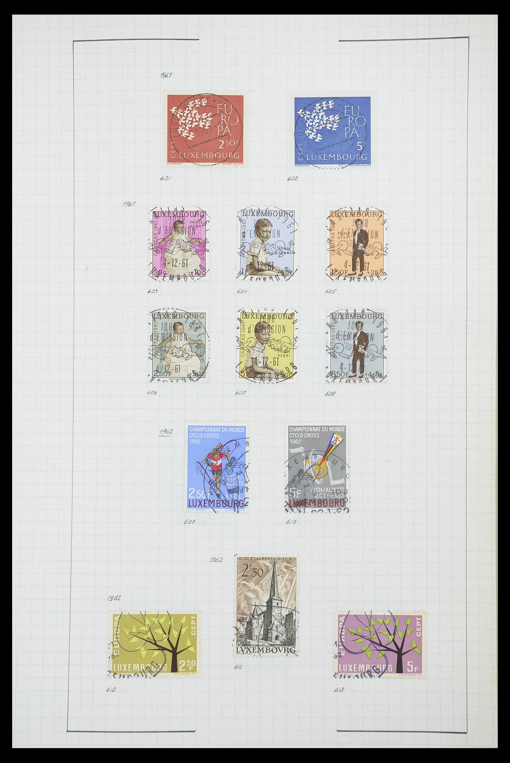 33817 094 - Stamp collection 33817 Luxembourg 1852-2019.