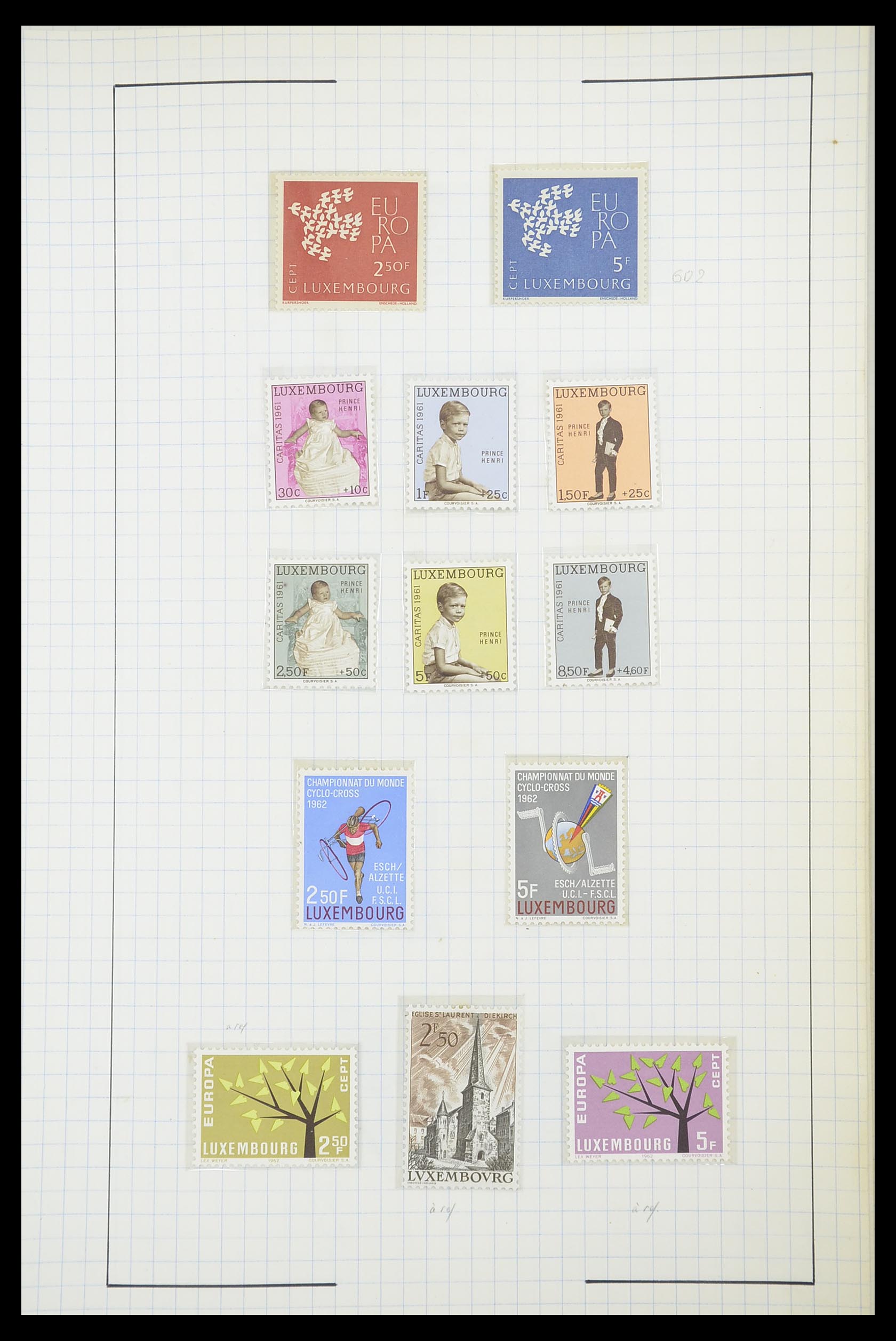 33817 095 - Stamp collection 33817 Luxembourg 1852-2019.