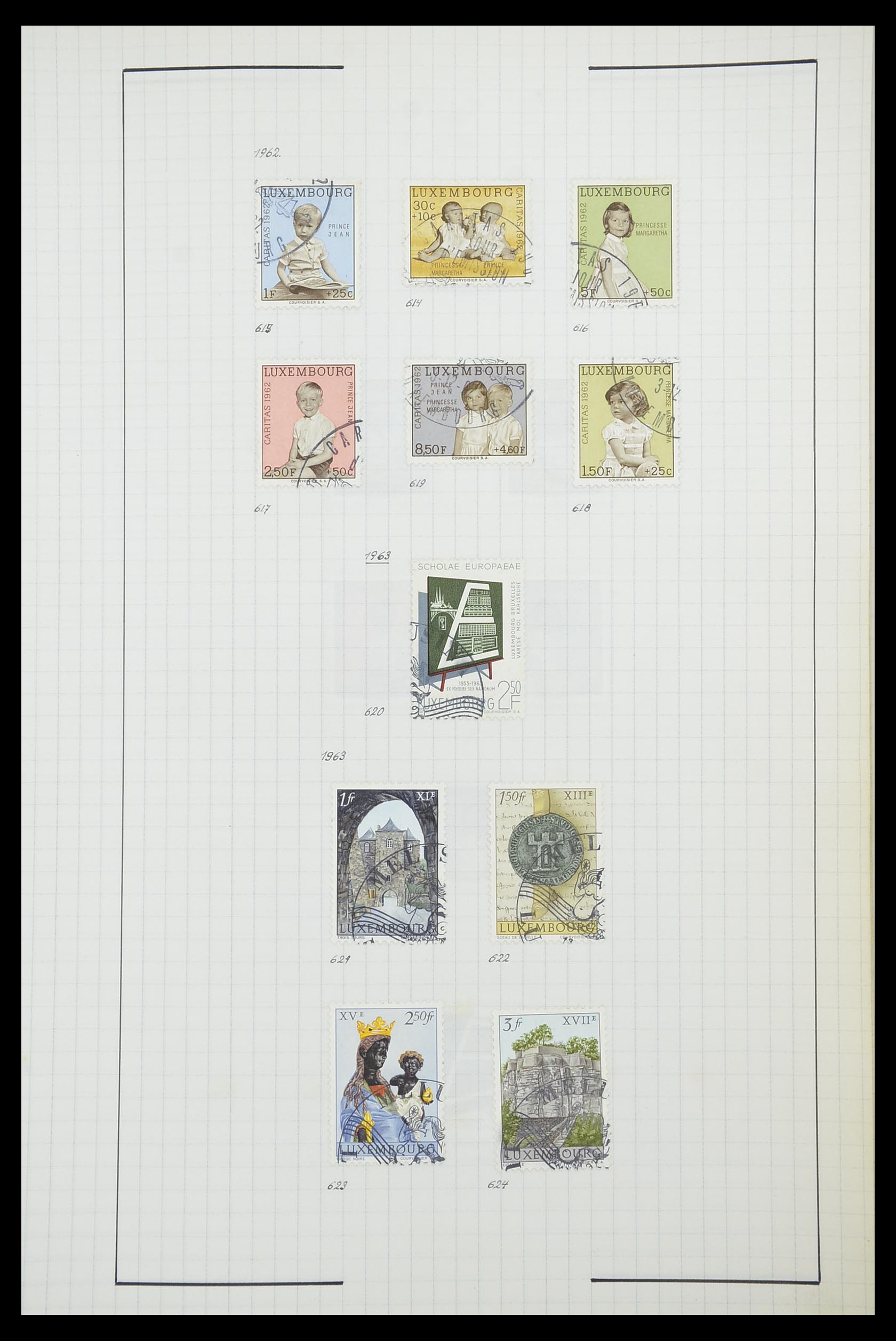 33817 096 - Postzegelverzameling 33817 Luxemburg 1852-2019.