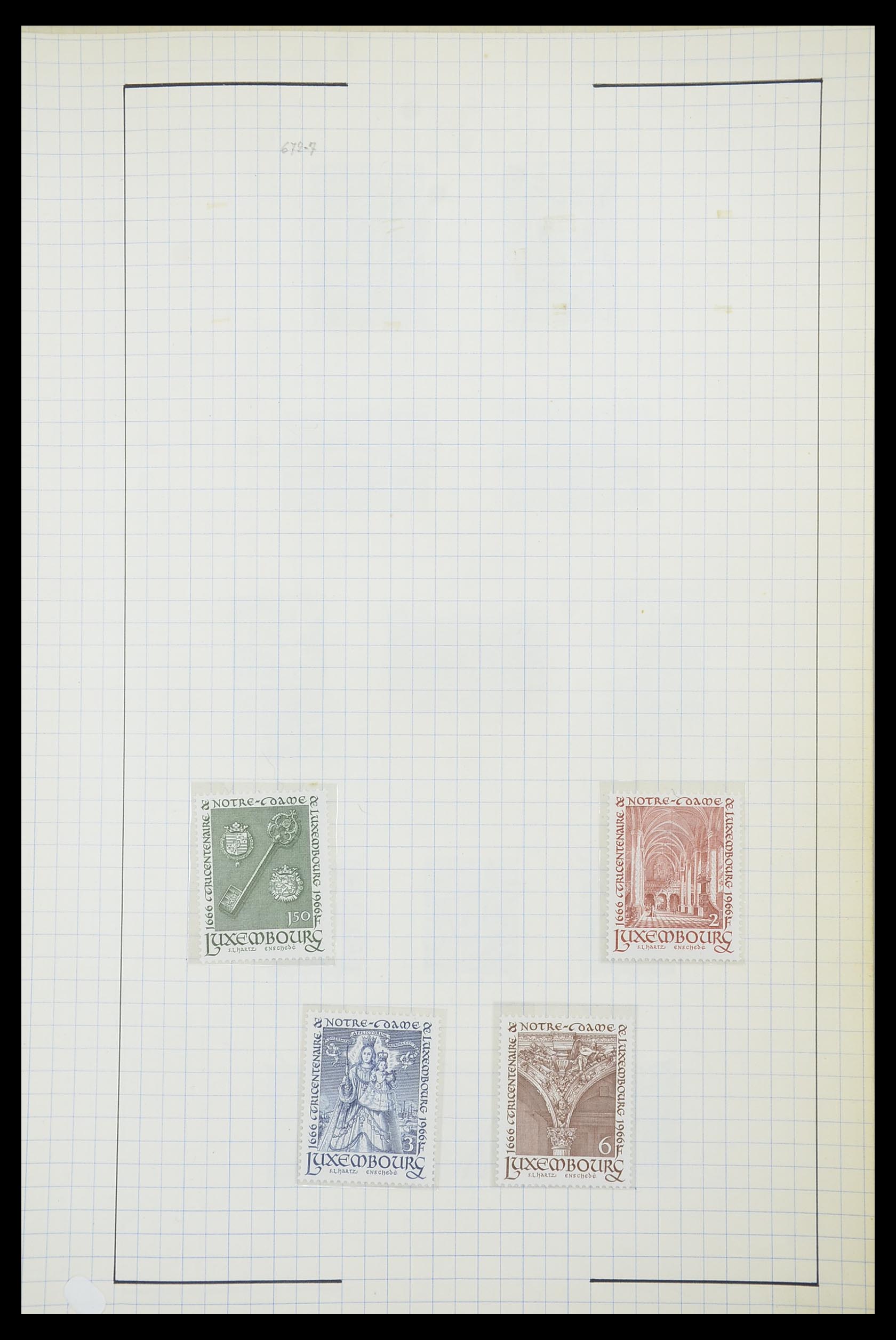 33817 100 - Postzegelverzameling 33817 Luxemburg 1852-2019.