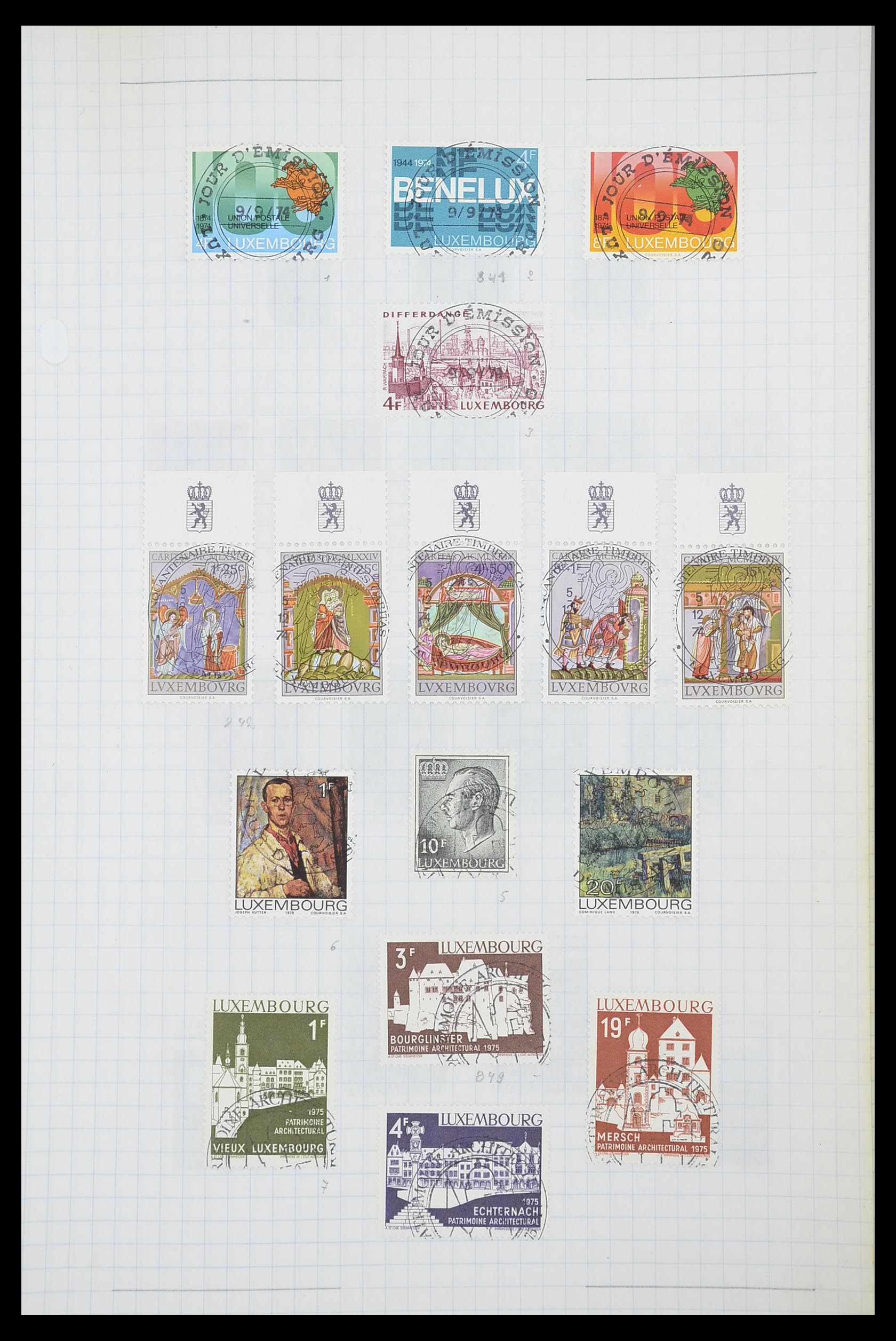 33817 104 - Stamp collection 33817 Luxembourg 1852-2019.