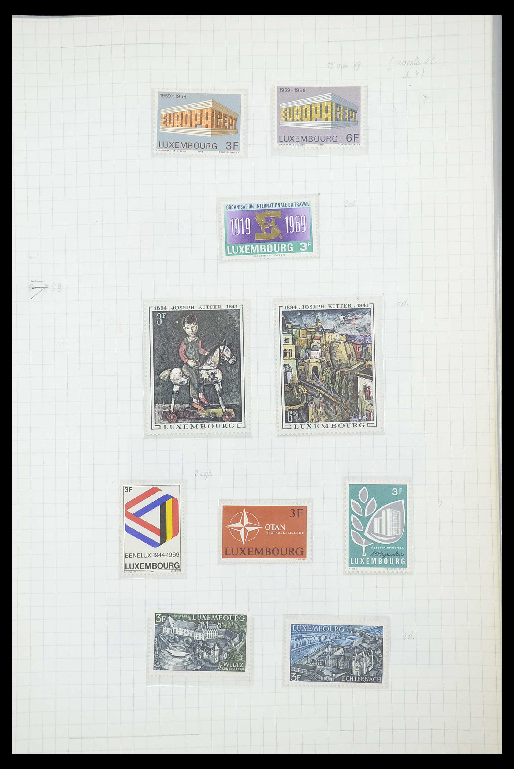 33817 112 - Stamp collection 33817 Luxembourg 1852-2019.