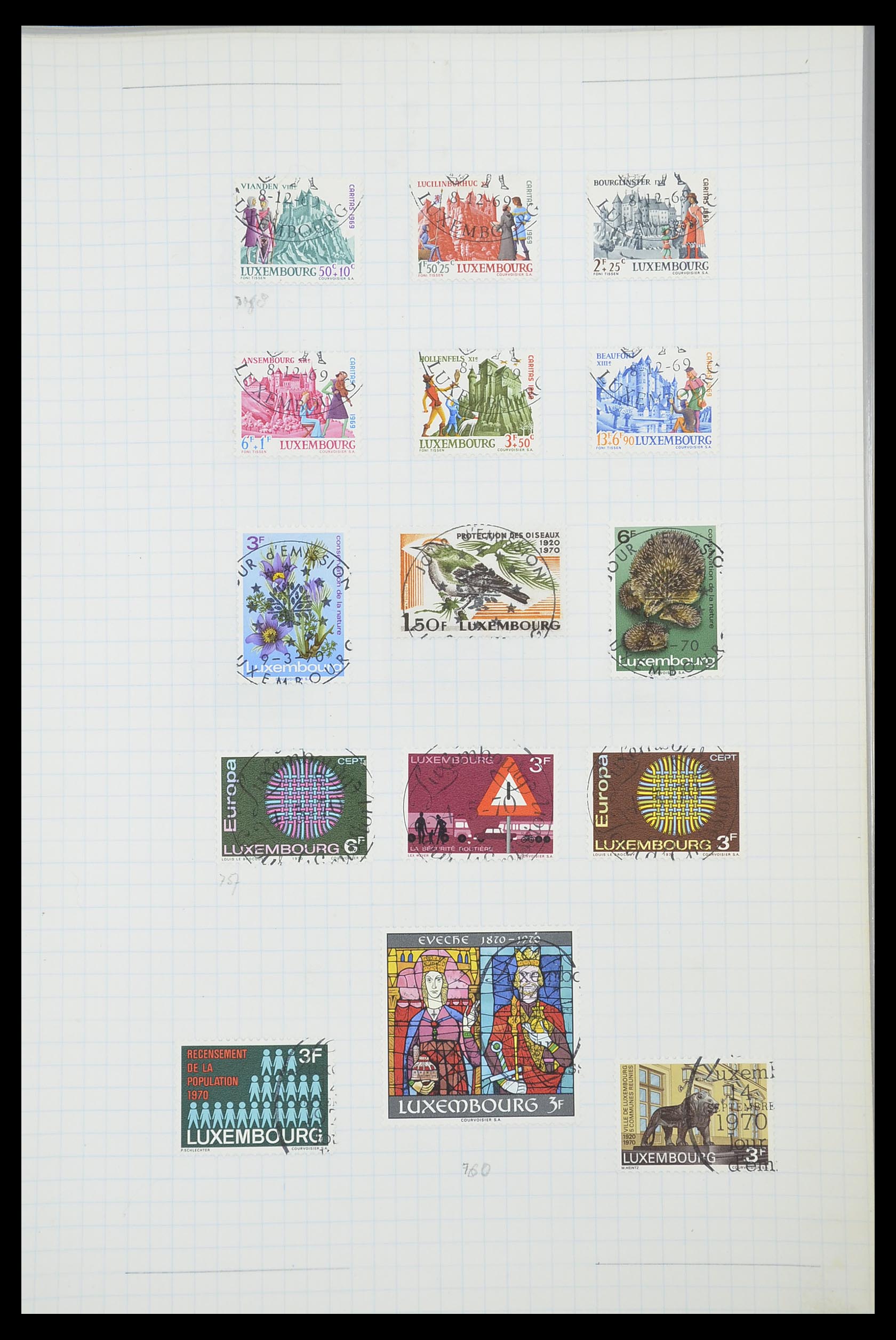 33817 113 - Stamp collection 33817 Luxembourg 1852-2019.