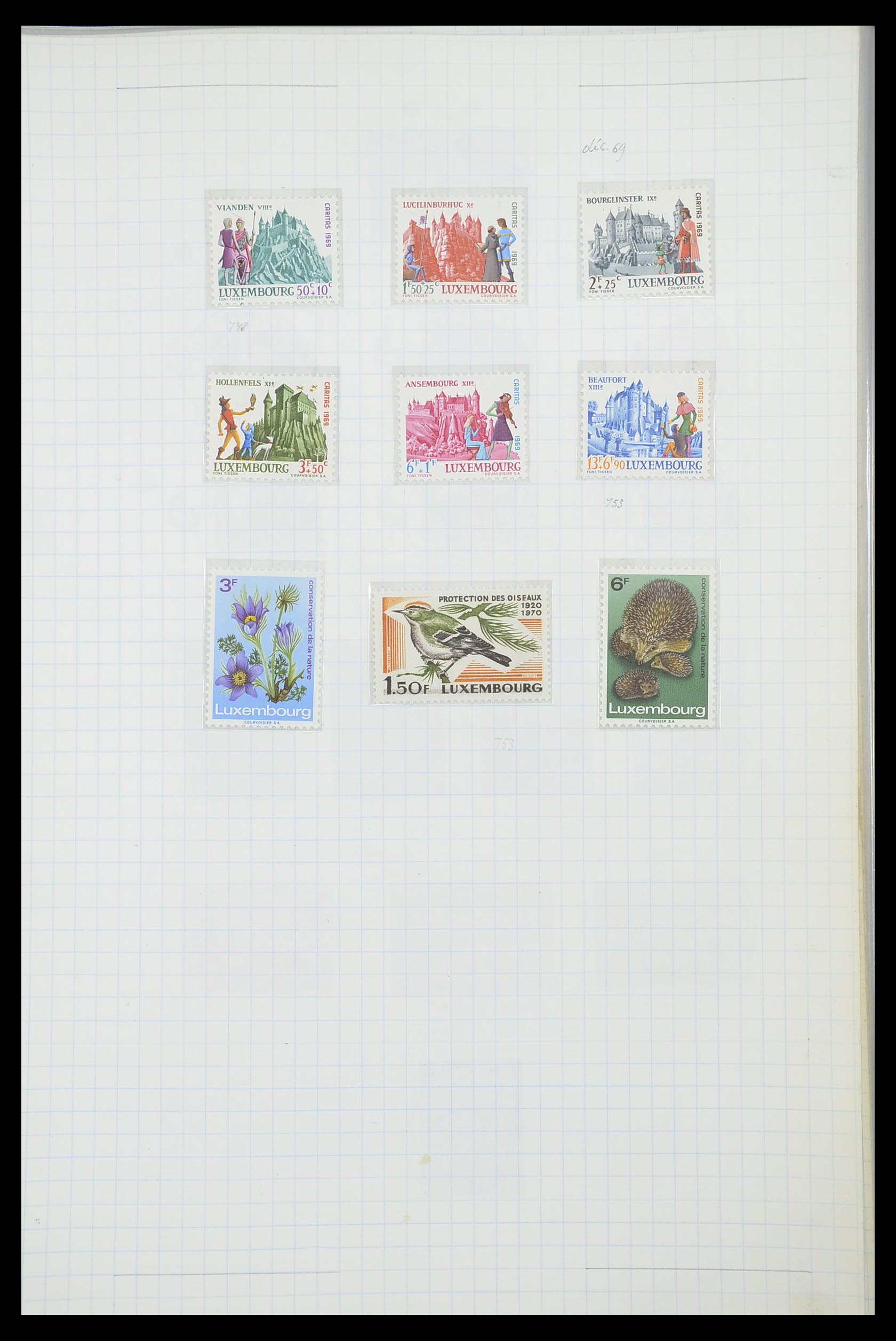 33817 114 - Stamp collection 33817 Luxembourg 1852-2019.