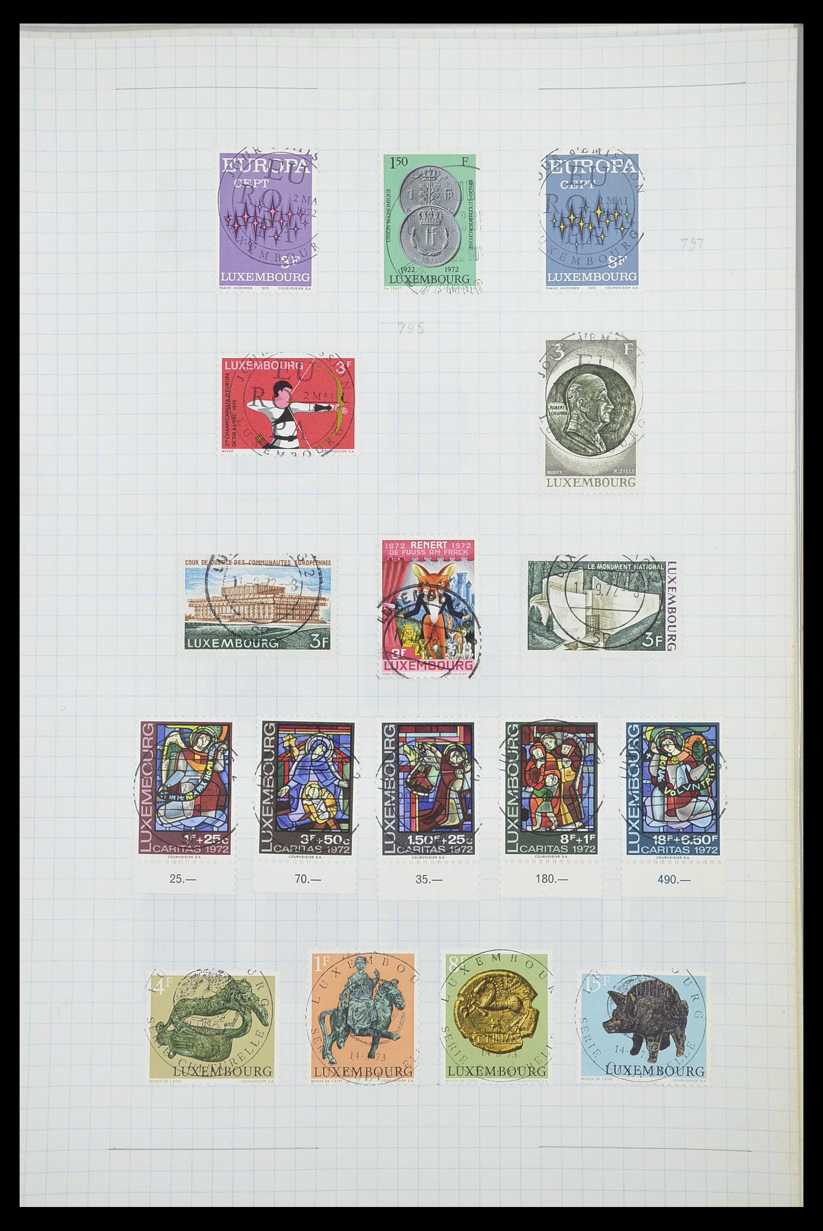 33817 117 - Stamp collection 33817 Luxembourg 1852-2019.