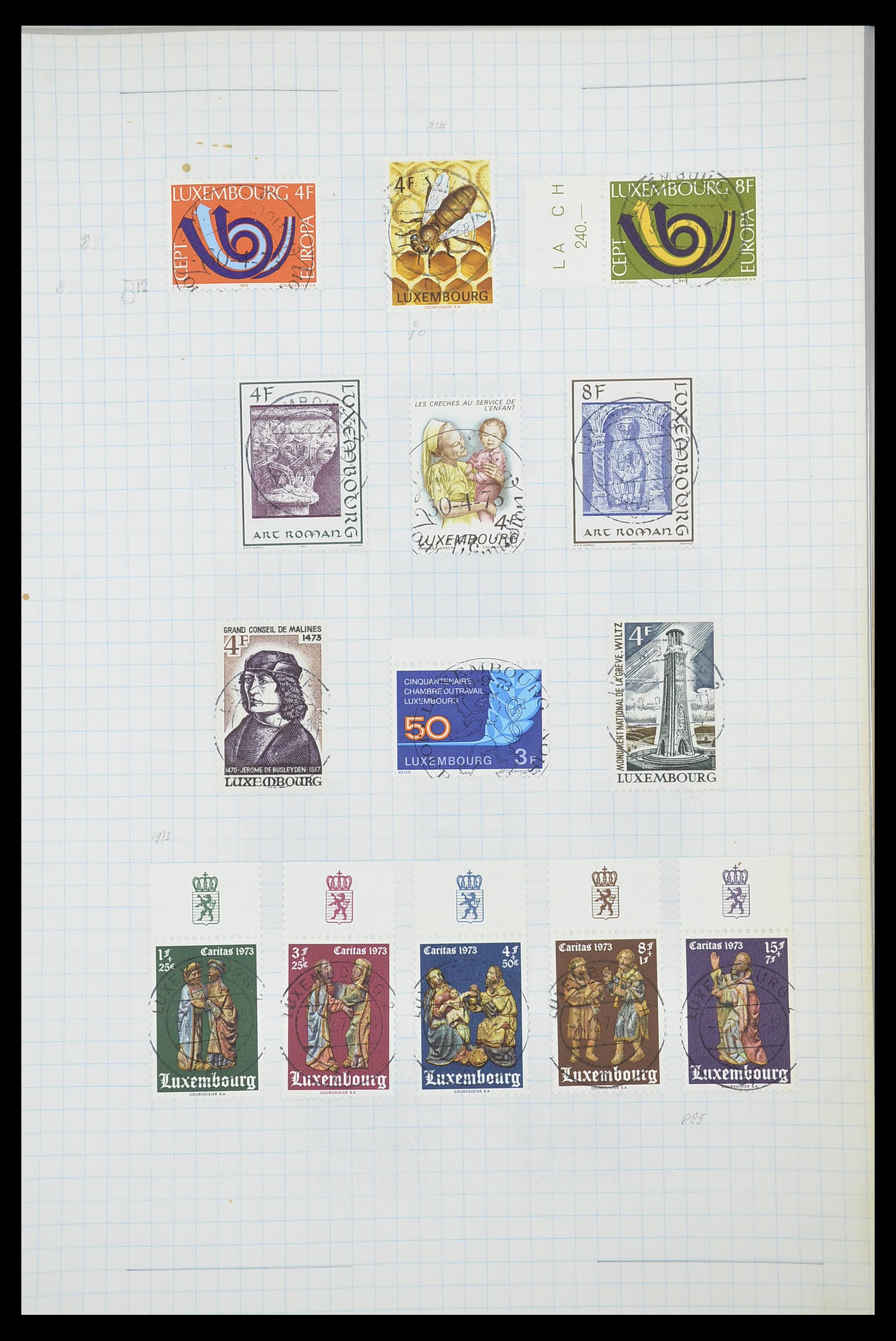 33817 118 - Stamp collection 33817 Luxembourg 1852-2019.