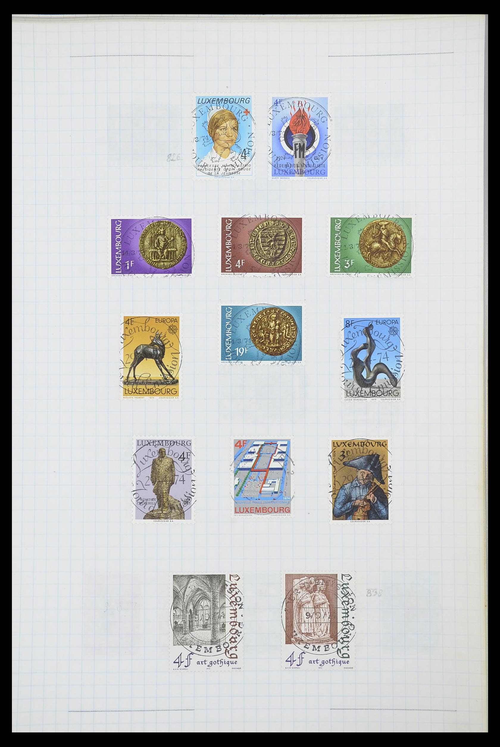 33817 119 - Stamp collection 33817 Luxembourg 1852-2019.