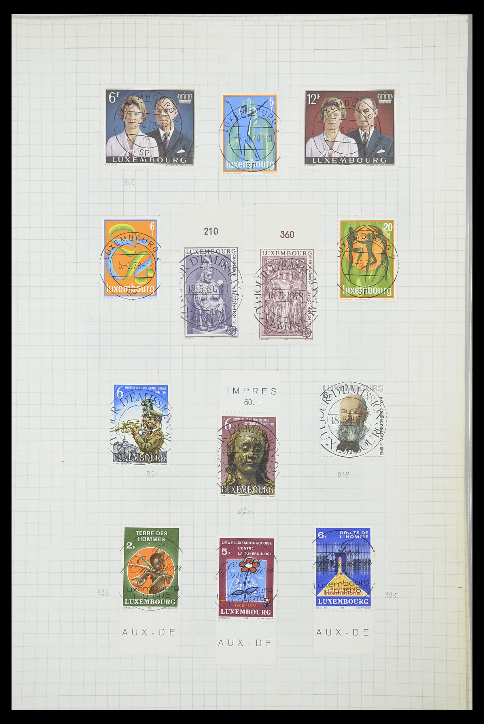 33817 122 - Postzegelverzameling 33817 Luxemburg 1852-2019.