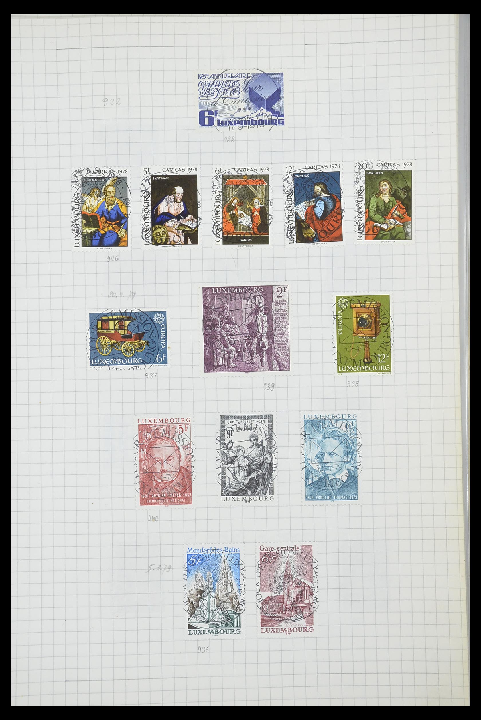 33817 123 - Stamp collection 33817 Luxembourg 1852-2019.