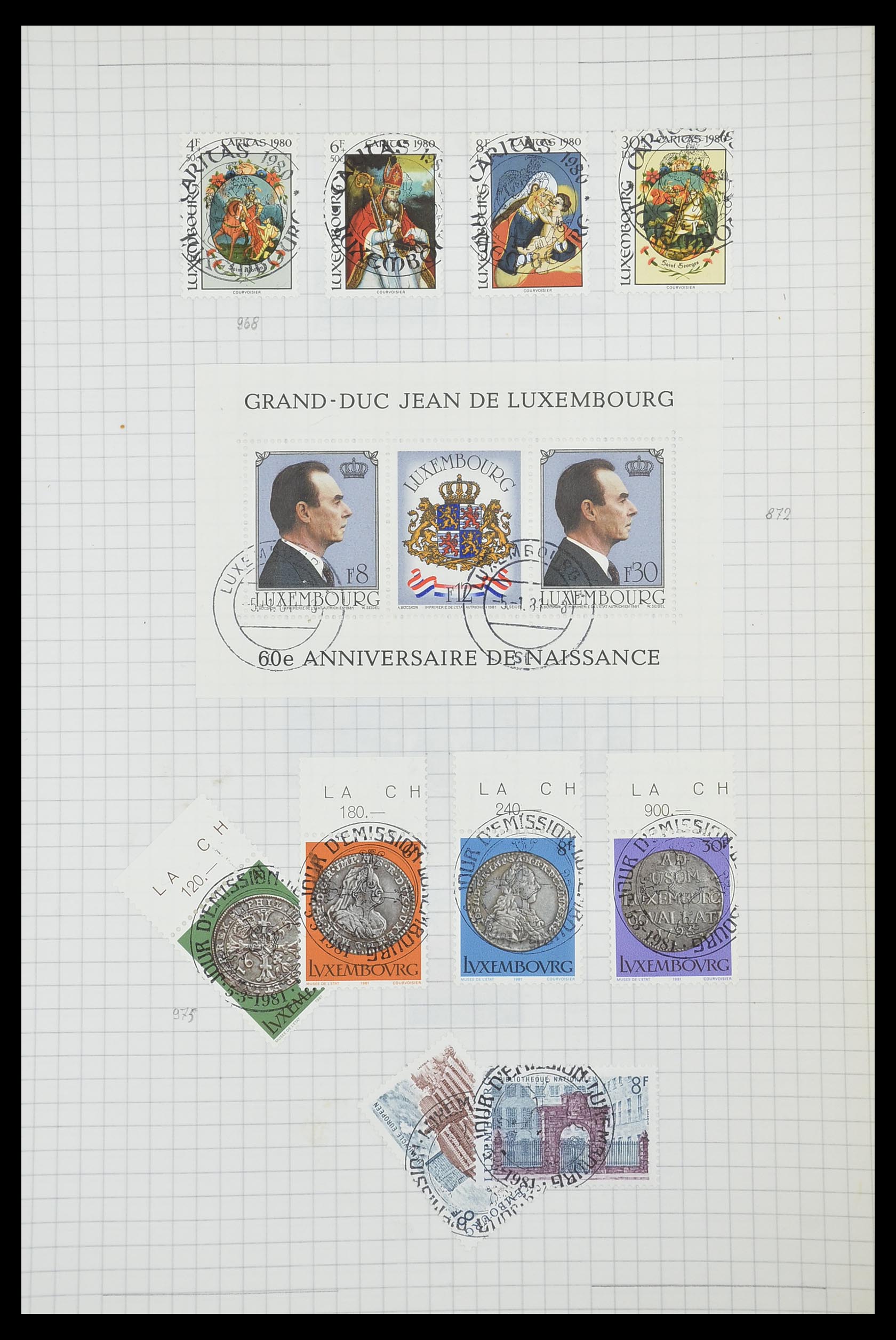 33817 126 - Stamp collection 33817 Luxembourg 1852-2019.
