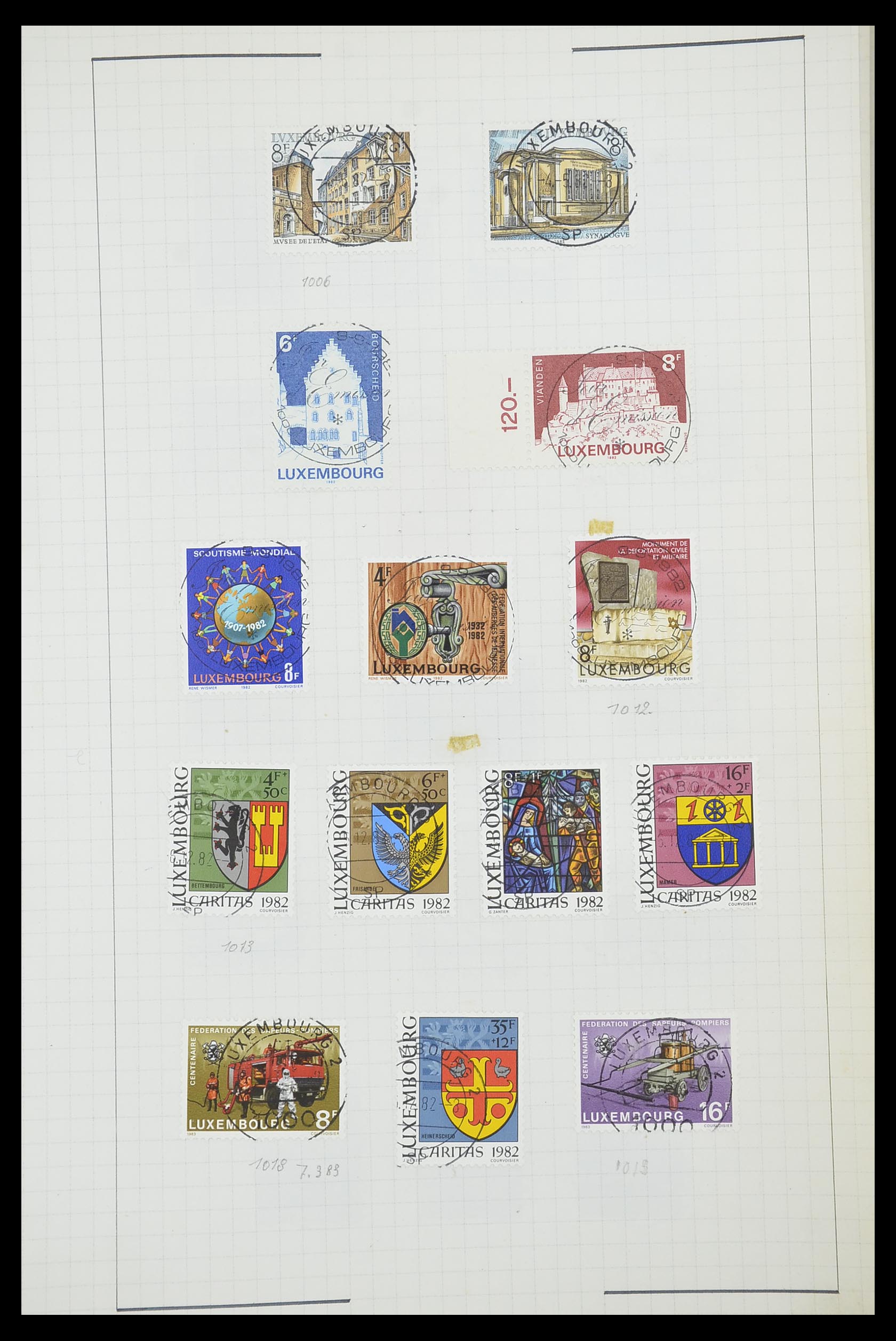 33817 129 - Stamp collection 33817 Luxembourg 1852-2019.